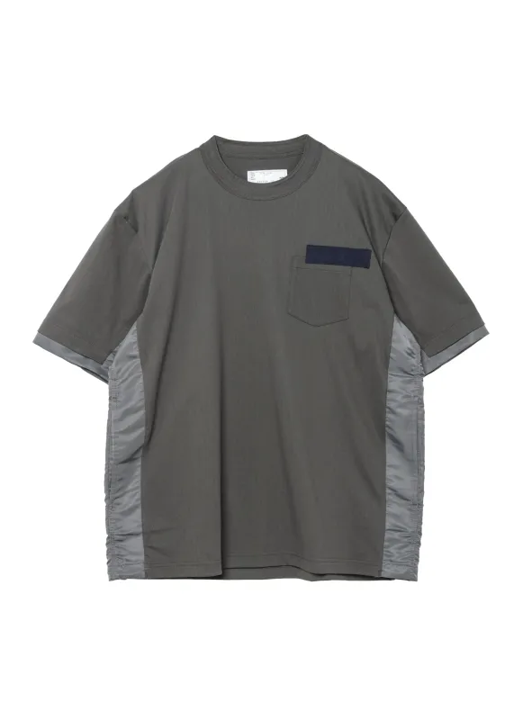Nylon Twill x Cotton Jersey T-Shirt sold by Sacai