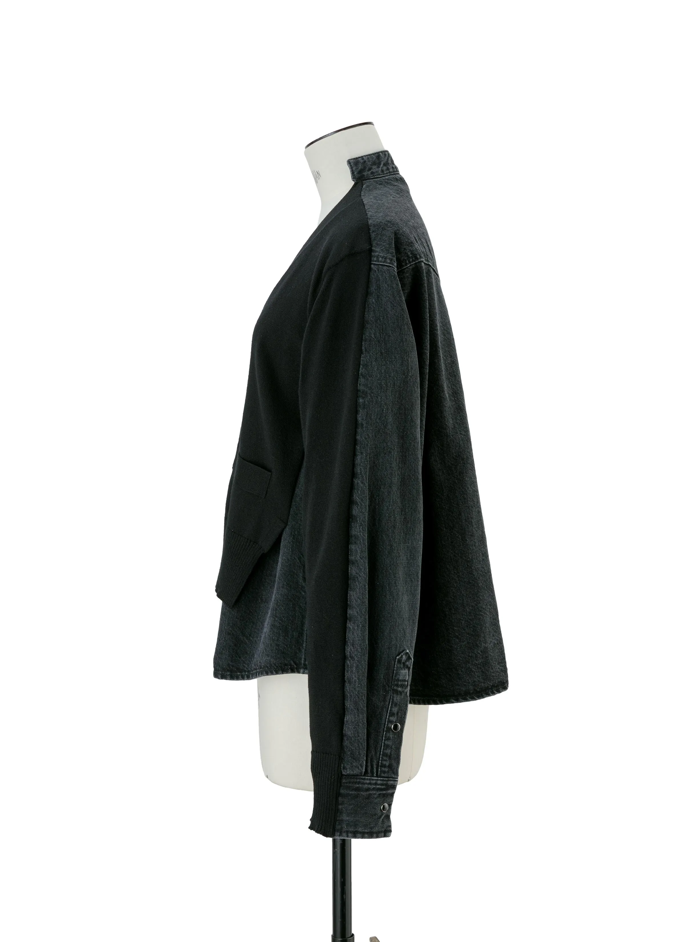 Denim x Knit Cardigan sold by Sacai product image thumbnail 2