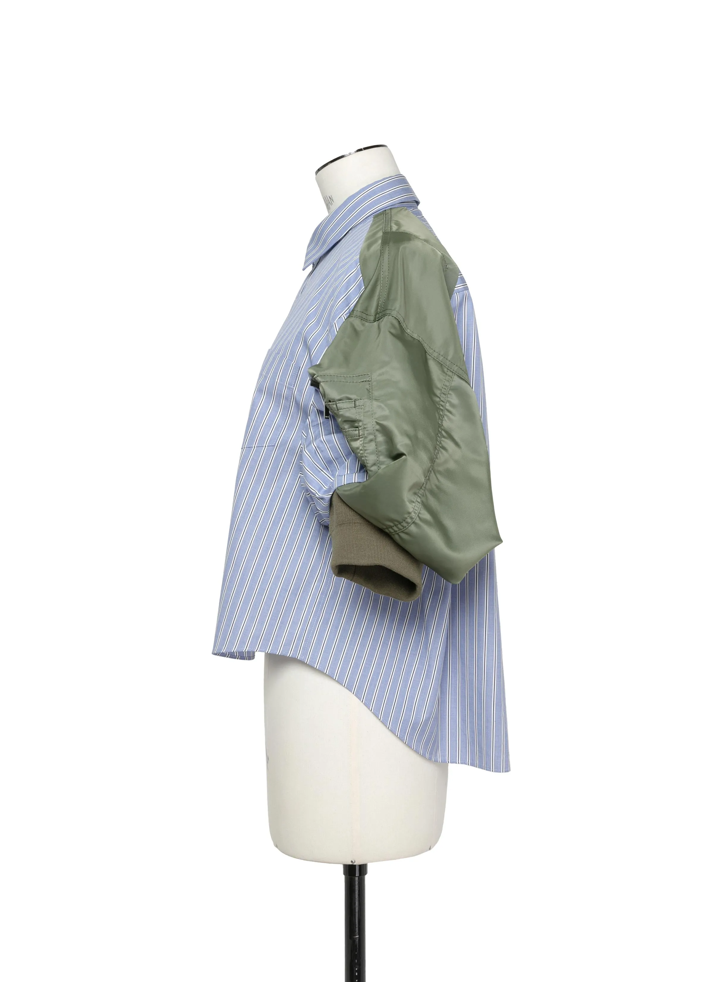 Cotton Poplin x Nylon Twill Shirt sold by Sacai product image thumbnail 3