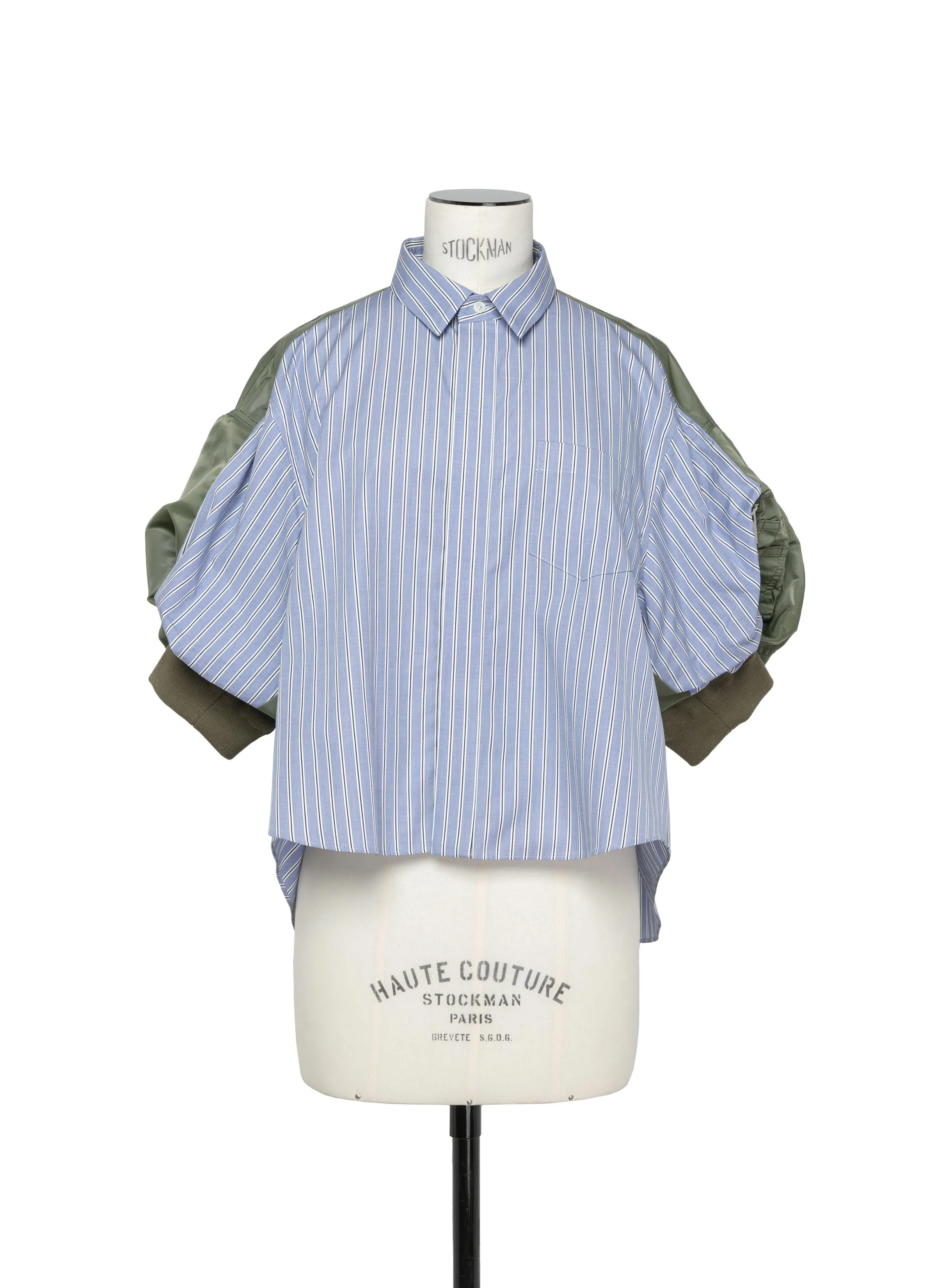 Cotton Poplin x Nylon Twill Shirt sold by Sacai product image thumbnail 2