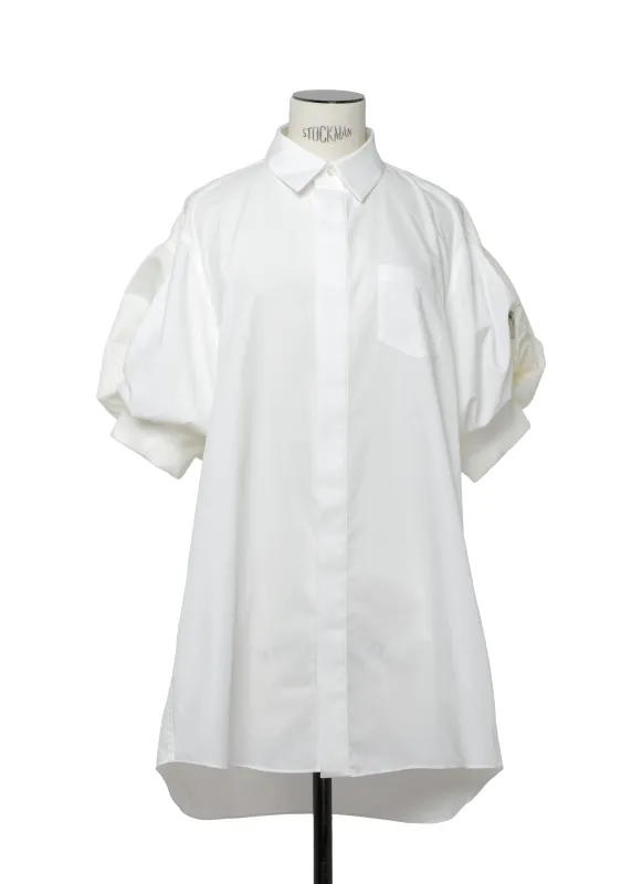 Cotton Poplin x Nylon Twill Dress sold by Sacai