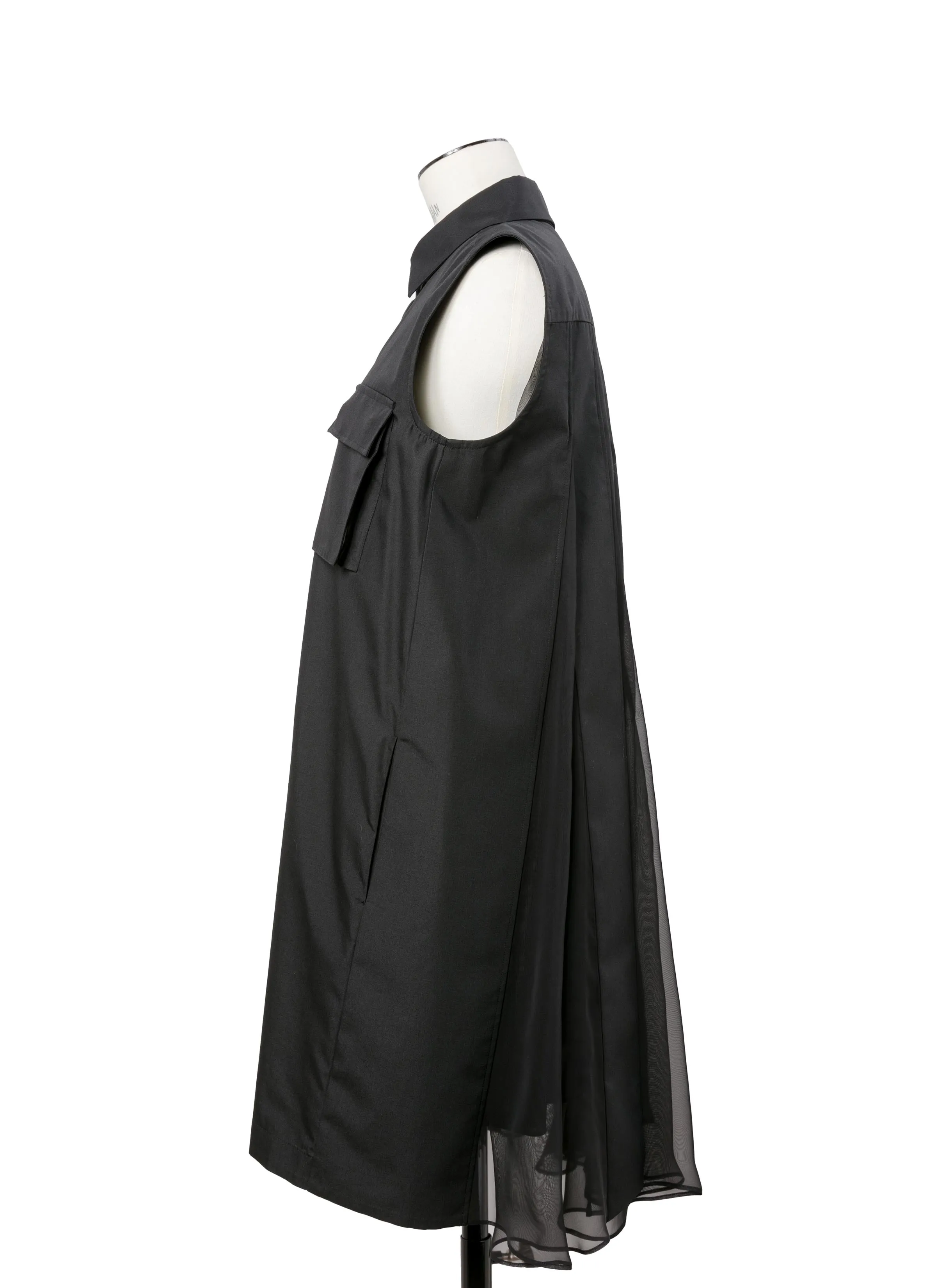 Cotton Poplin Dress sold by Sacai product image thumbnail 2