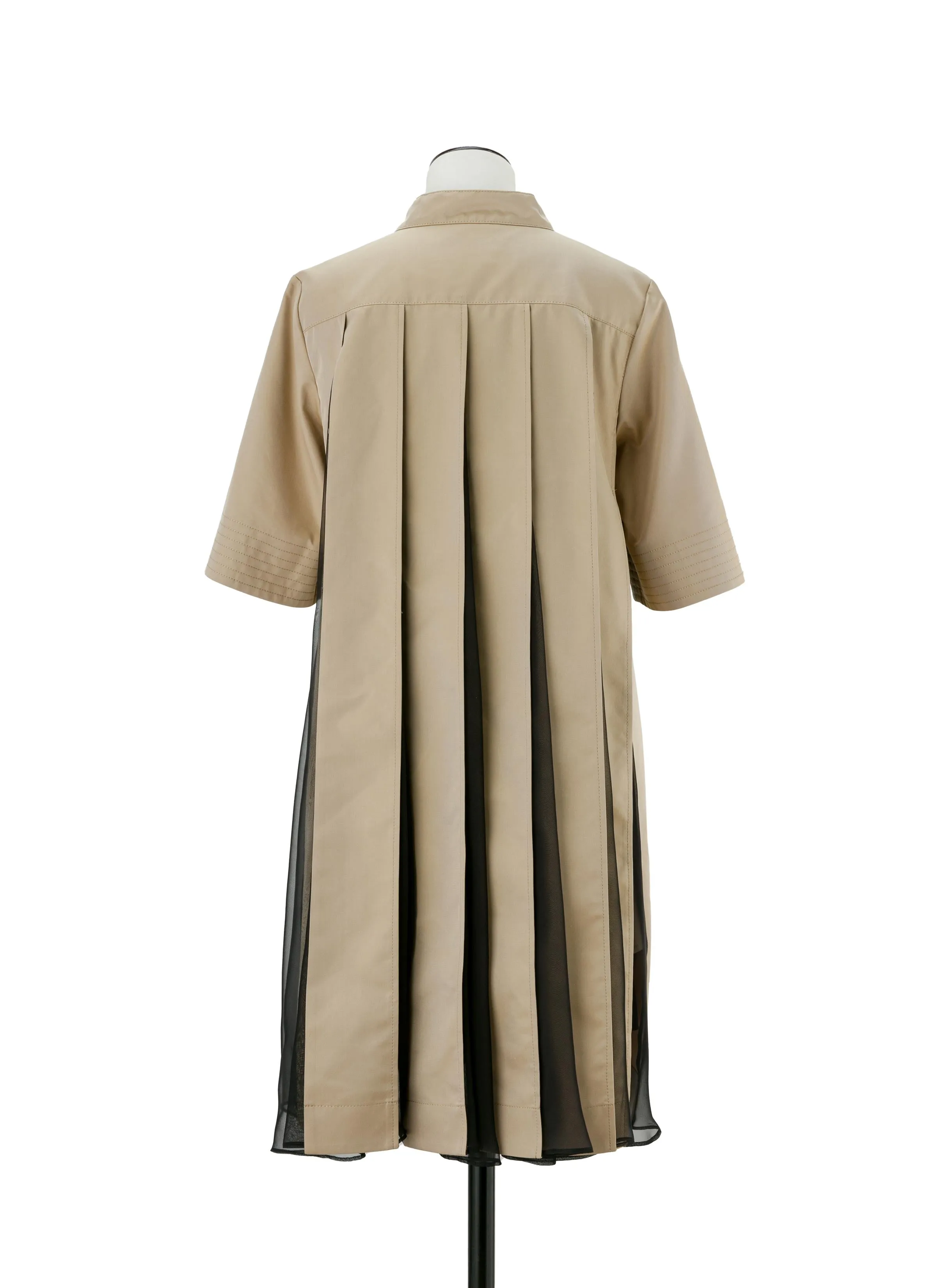 Cotton Gabardine x Knit Dress sold by Sacai product image thumbnail 4