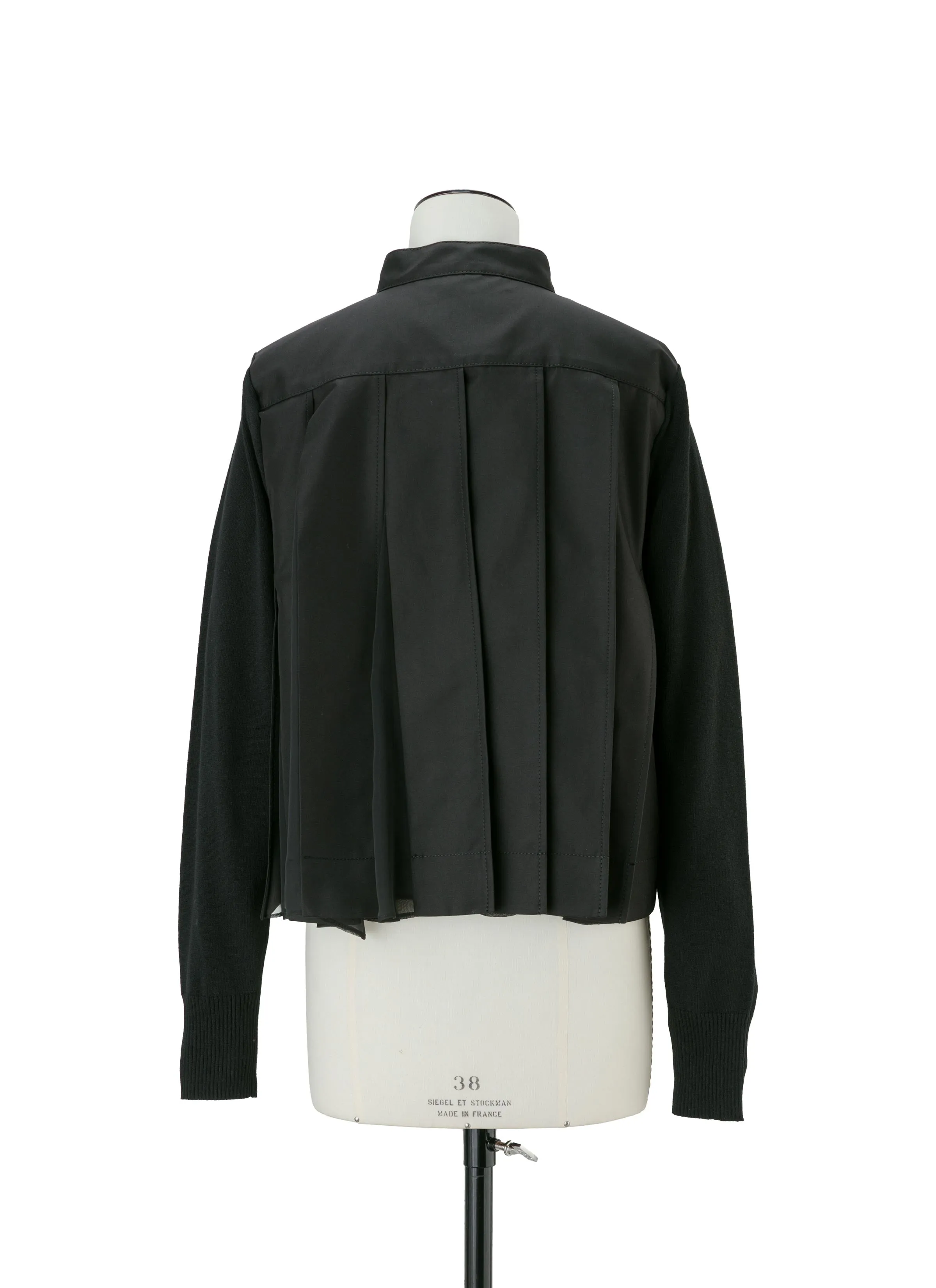 Cotton Gabardine x Knit Cardigan sold by Sacai product image thumbnail 3