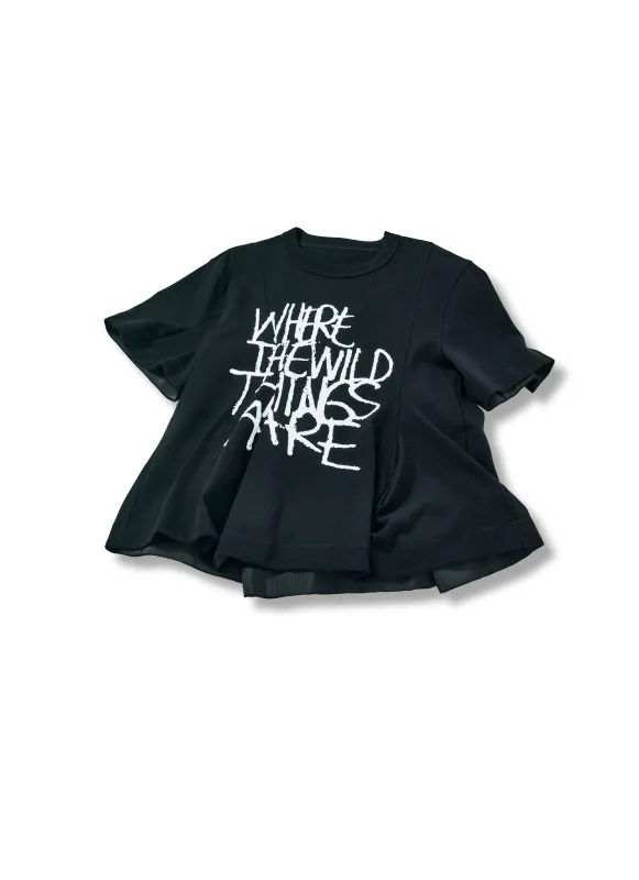 WHERE THE WILD THINGS ARE Cotton Jersey T-Shirt sold by Sacai