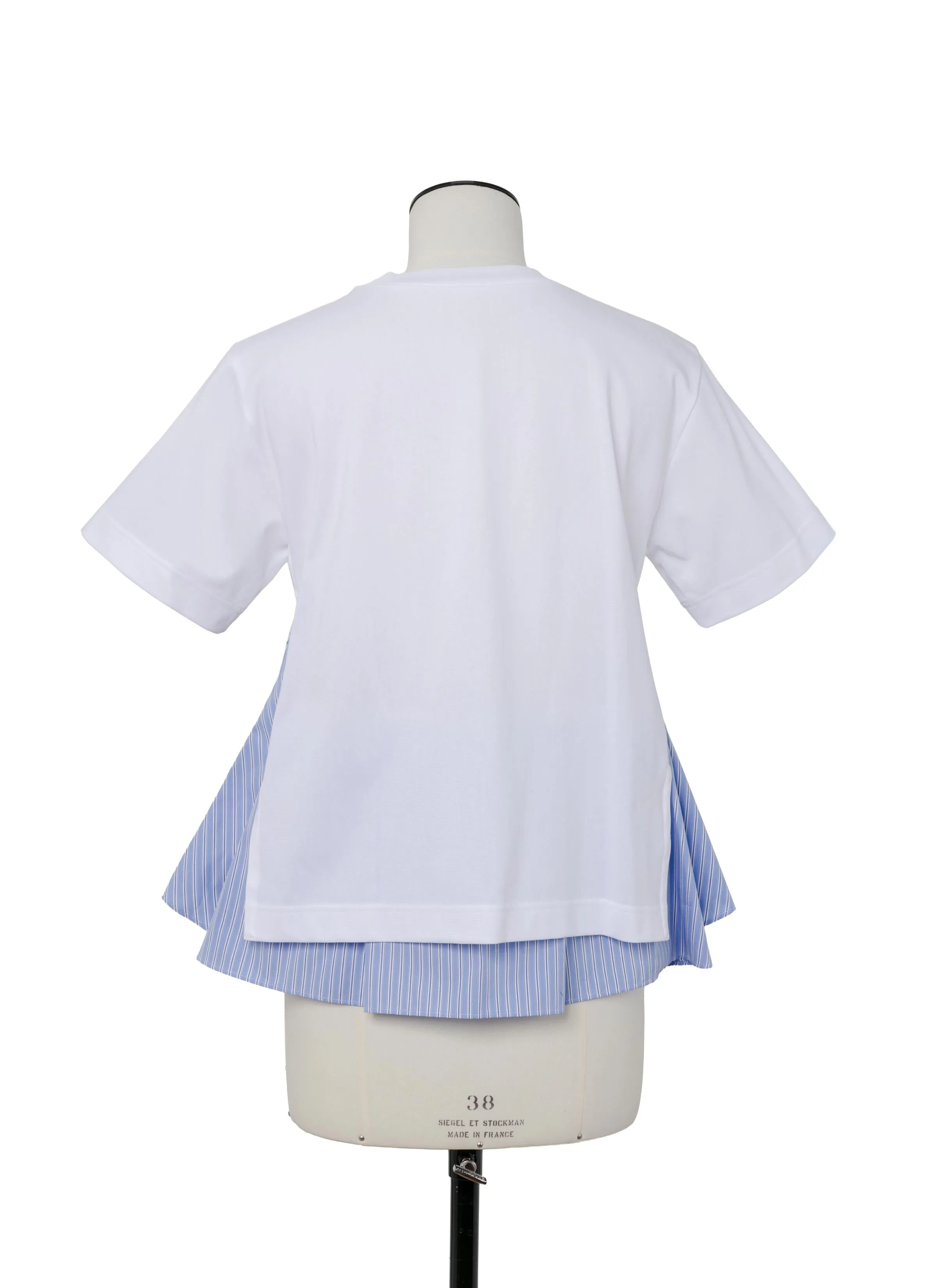 Poplin x Cotton Jersey T-Shirt sold by Sacai product image thumbnail 3