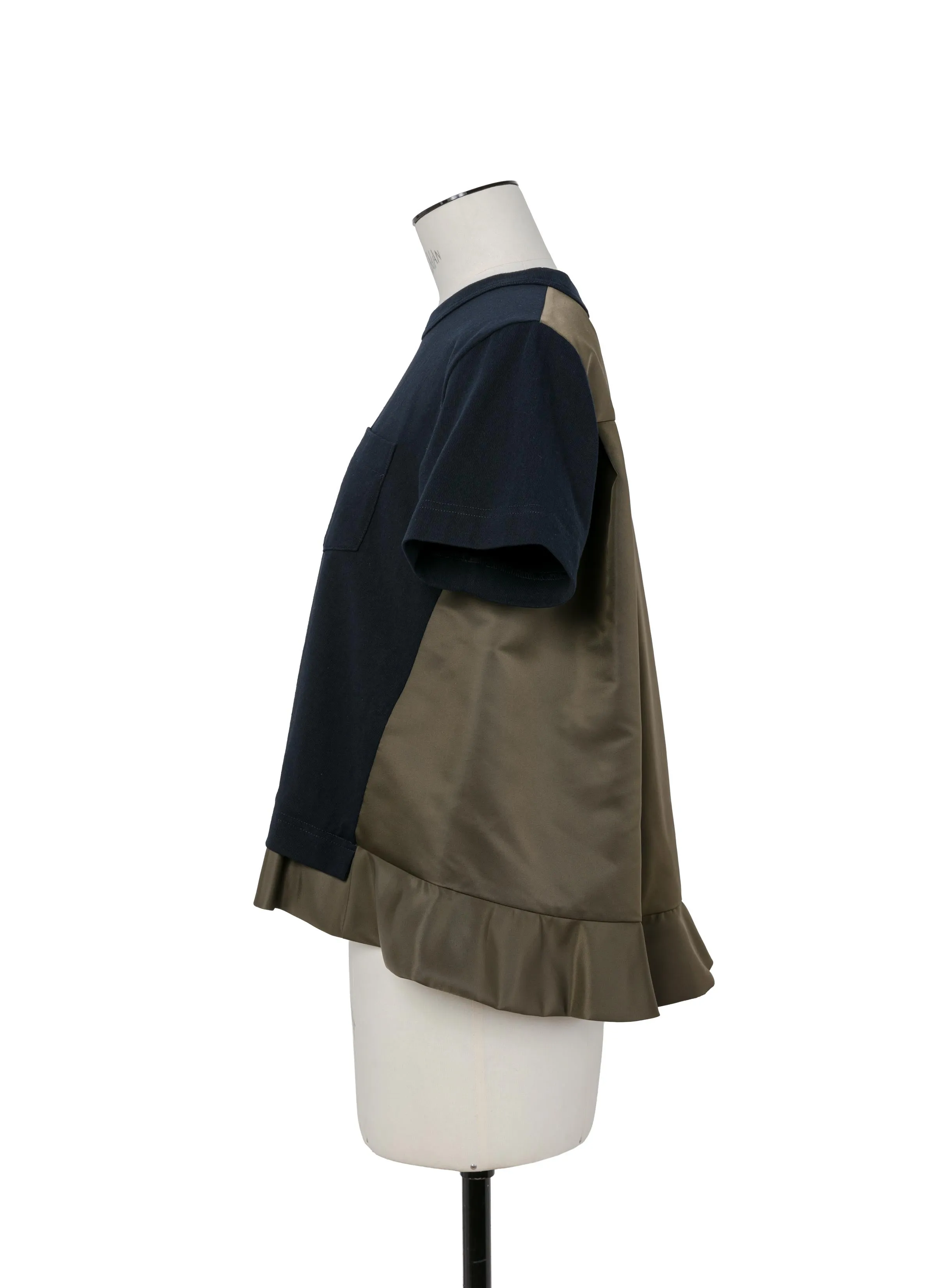 Nylon Twill x Cotton Jersey T-Shirt sold by Sacai product image thumbnail 3