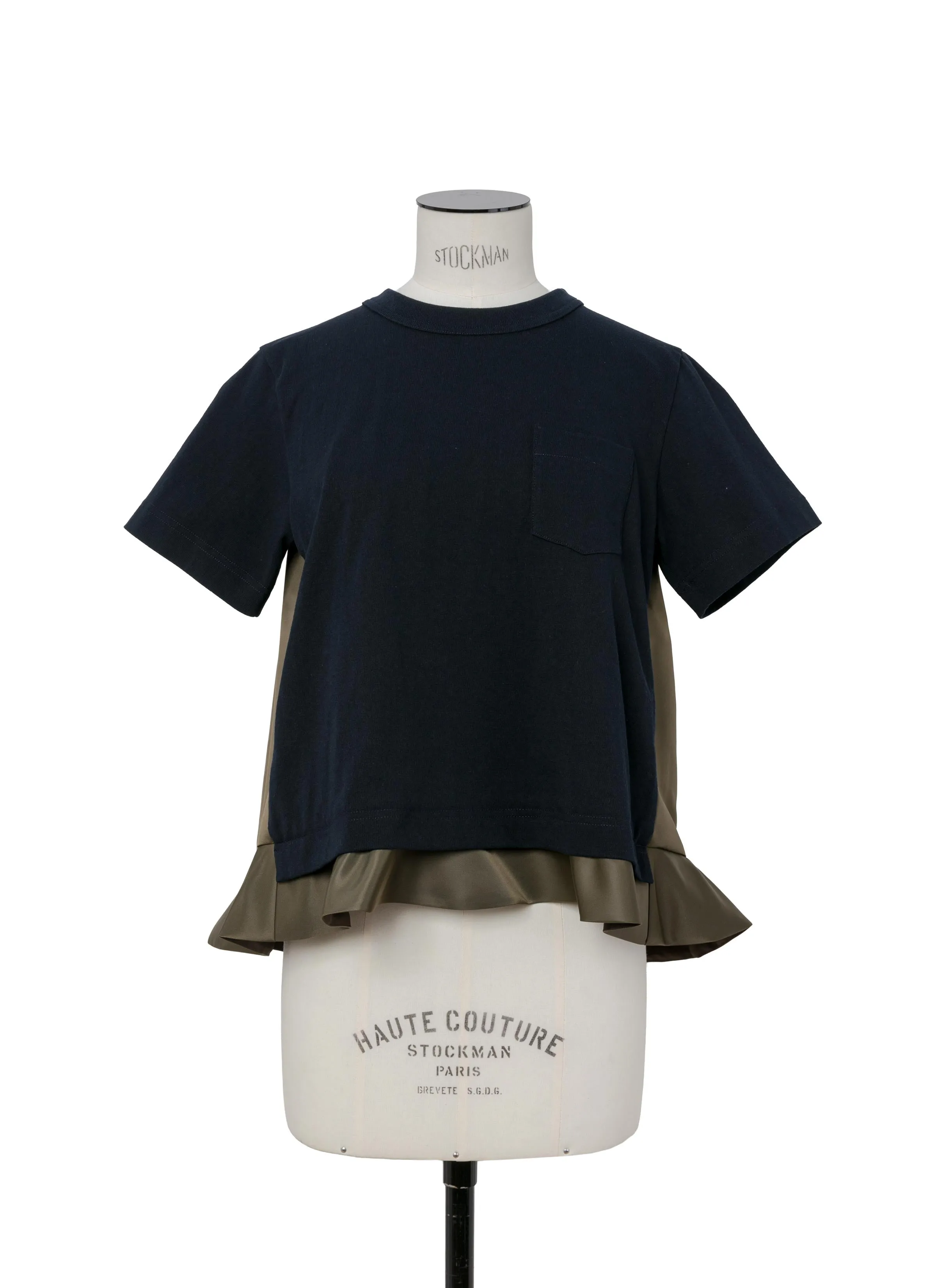 Nylon Twill x Cotton Jersey T-Shirt sold by Sacai product image thumbnail 2