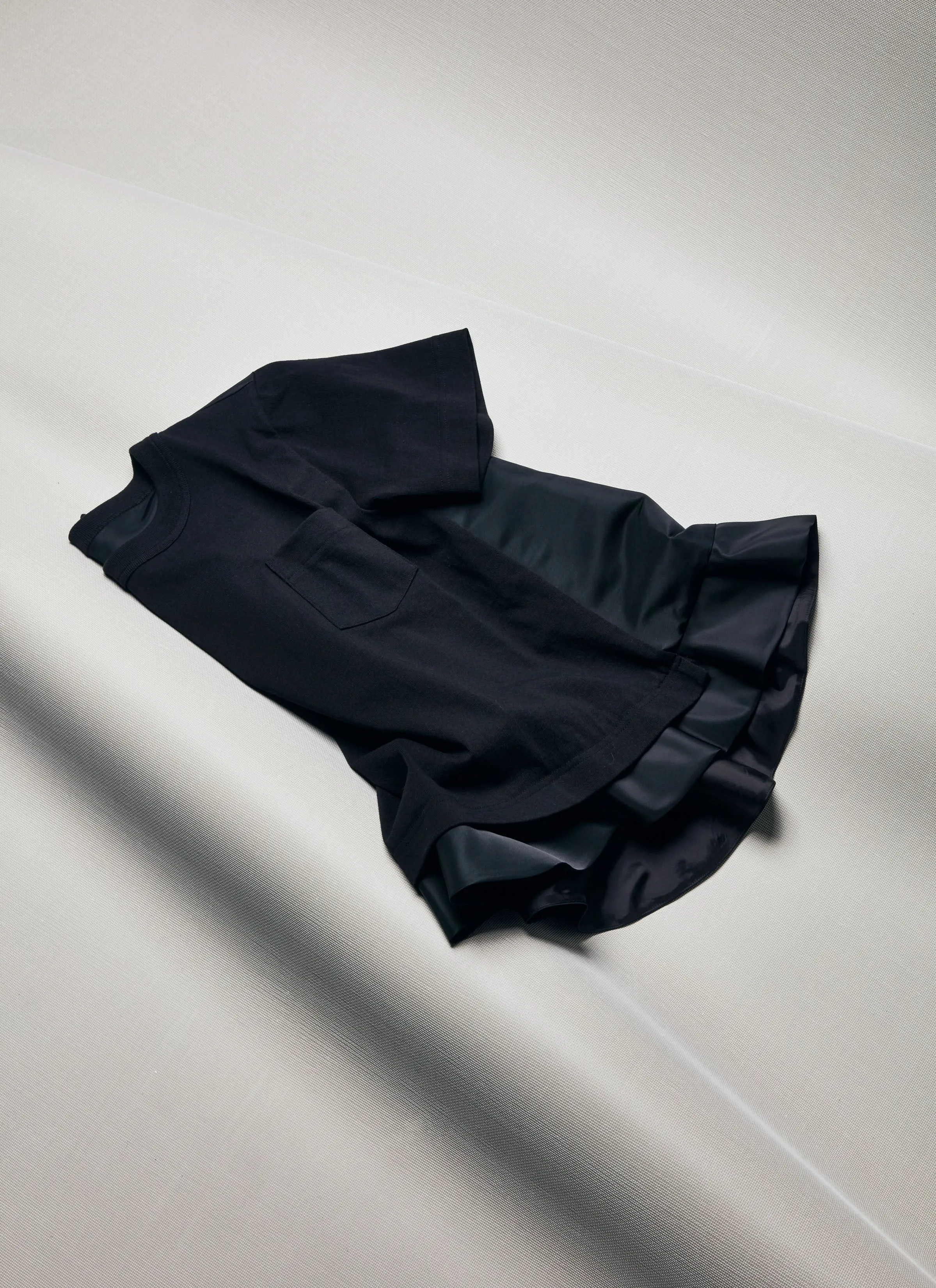 Nylon Twill x Cotton Jersey T-Shirt sold by Sacai