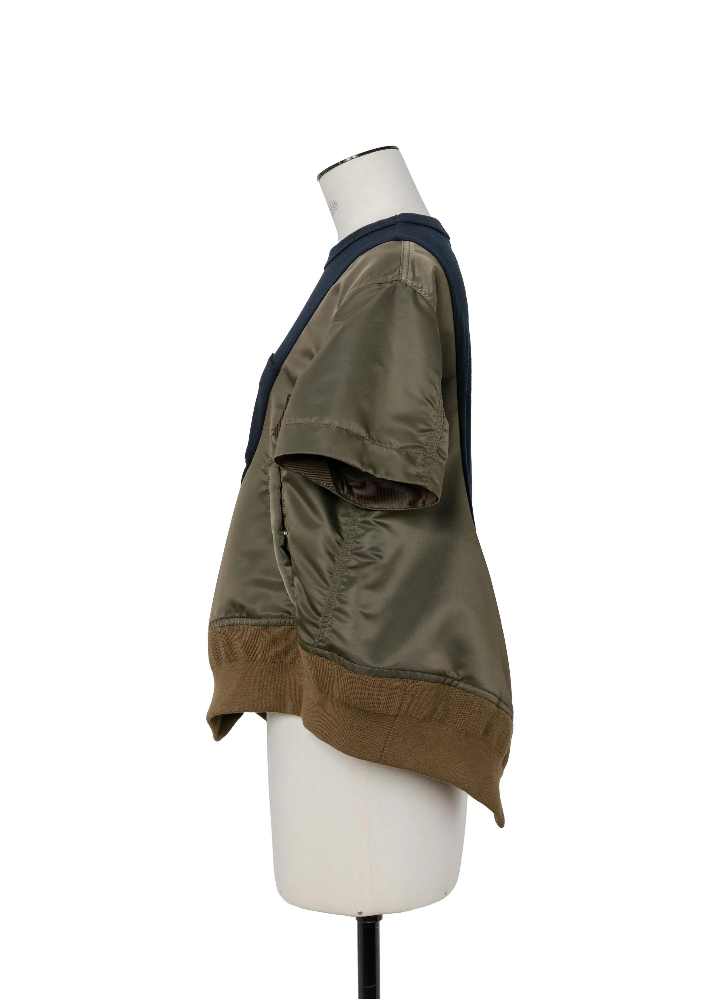 Nylon Twill x Cotton Jersey T-Shirt sold by Sacai product image thumbnail 3