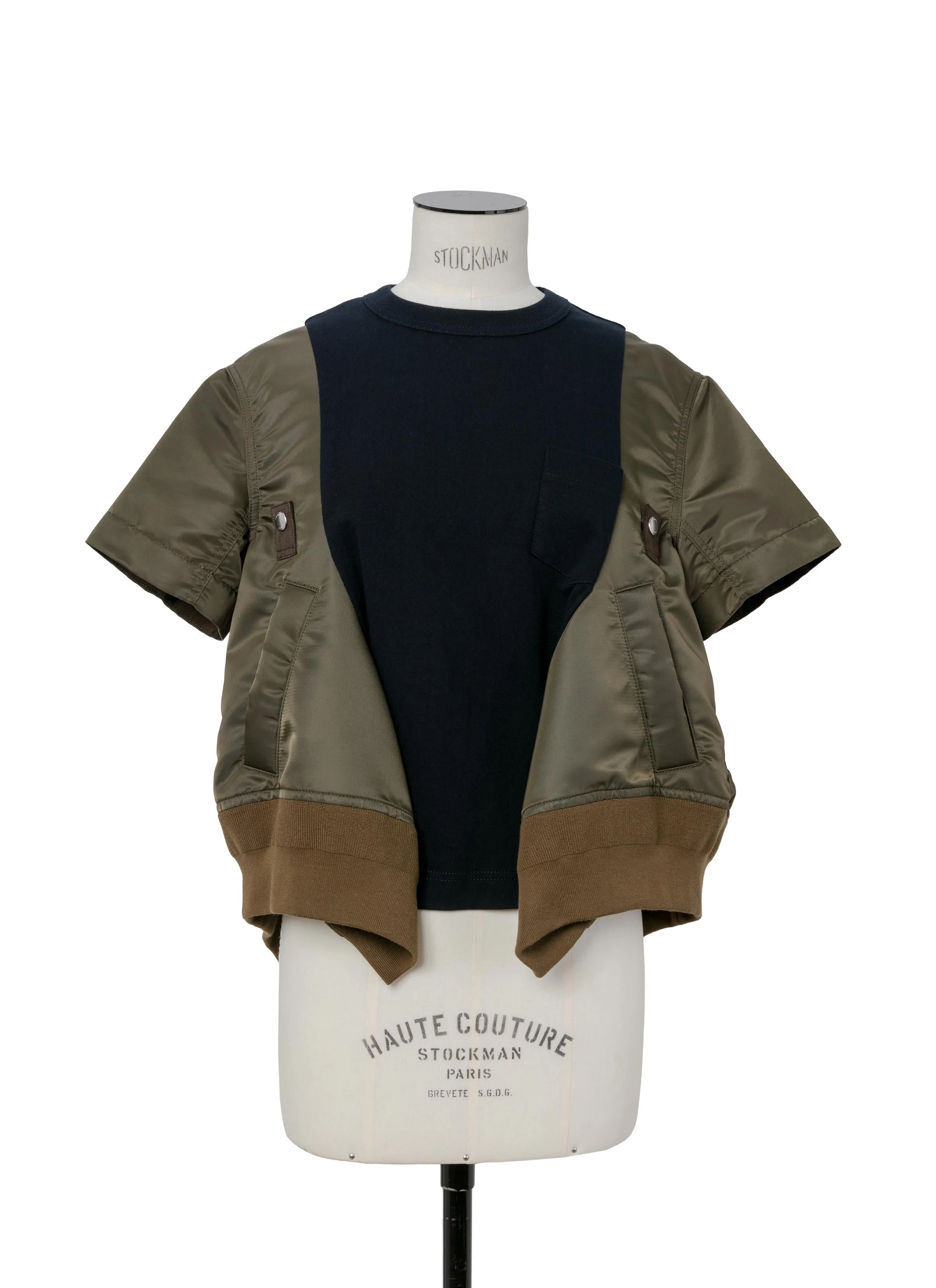 Nylon Twill x Cotton Jersey T-Shirt sold by Sacai product image thumbnail 2