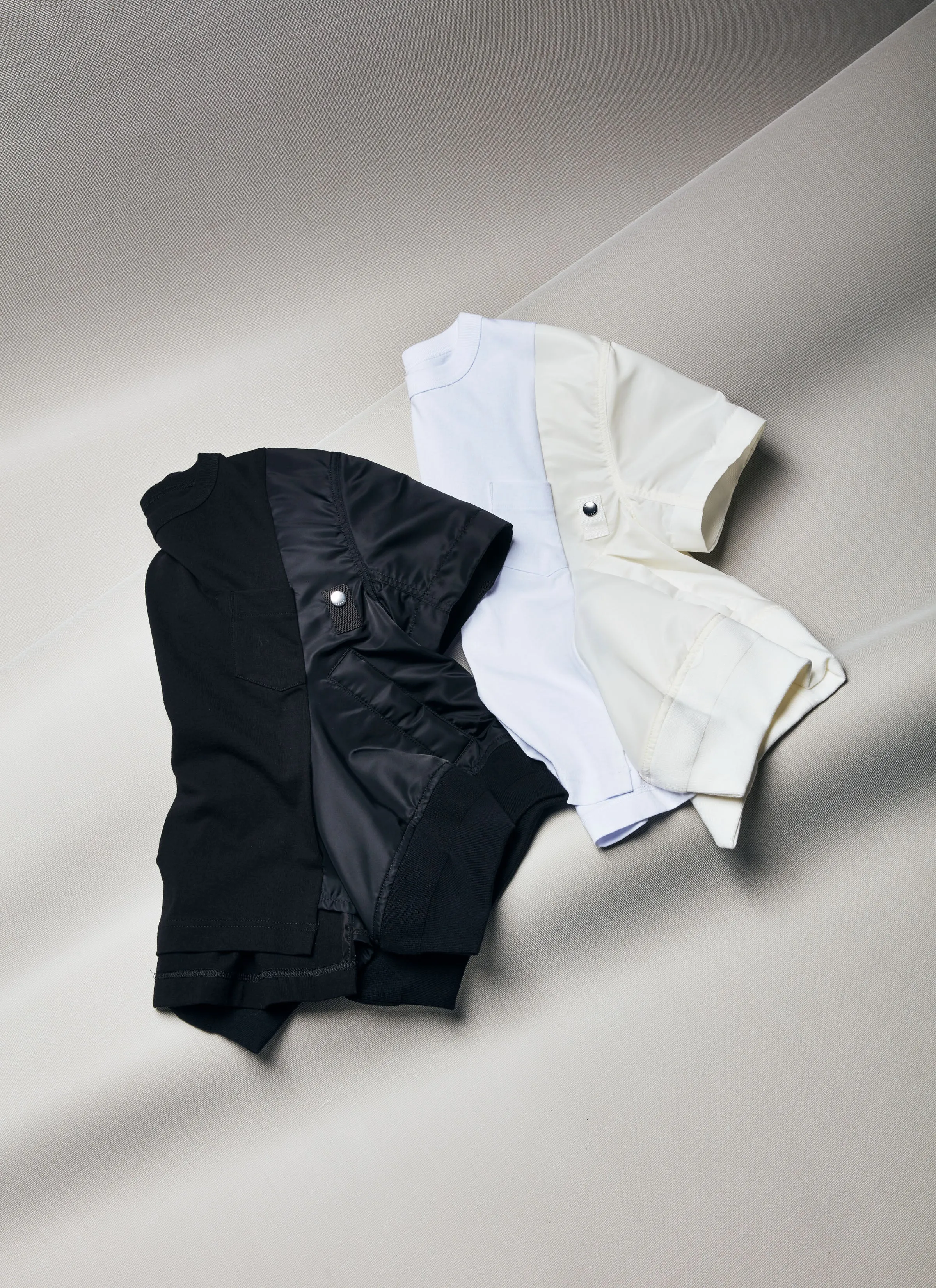 Nylon Twill x Cotton Jersey T-Shirt sold by Sacai product image thumbnail 4