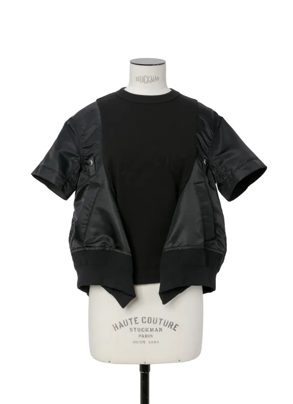 Nylon Twill x Cotton Jersey T-Shirt sold by Sacai