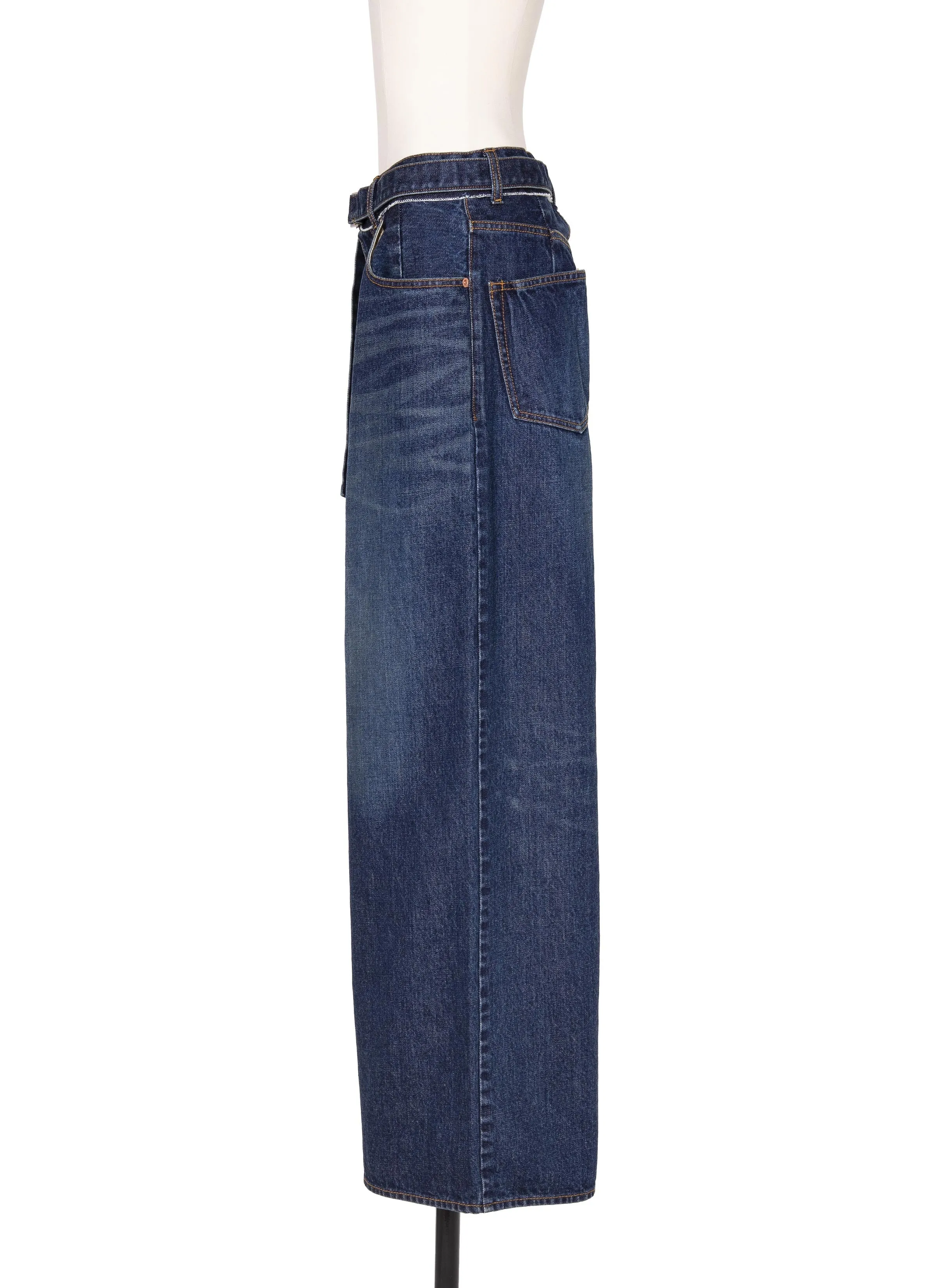 Wide Denim Pants sold by Sacai product image thumbnail 3