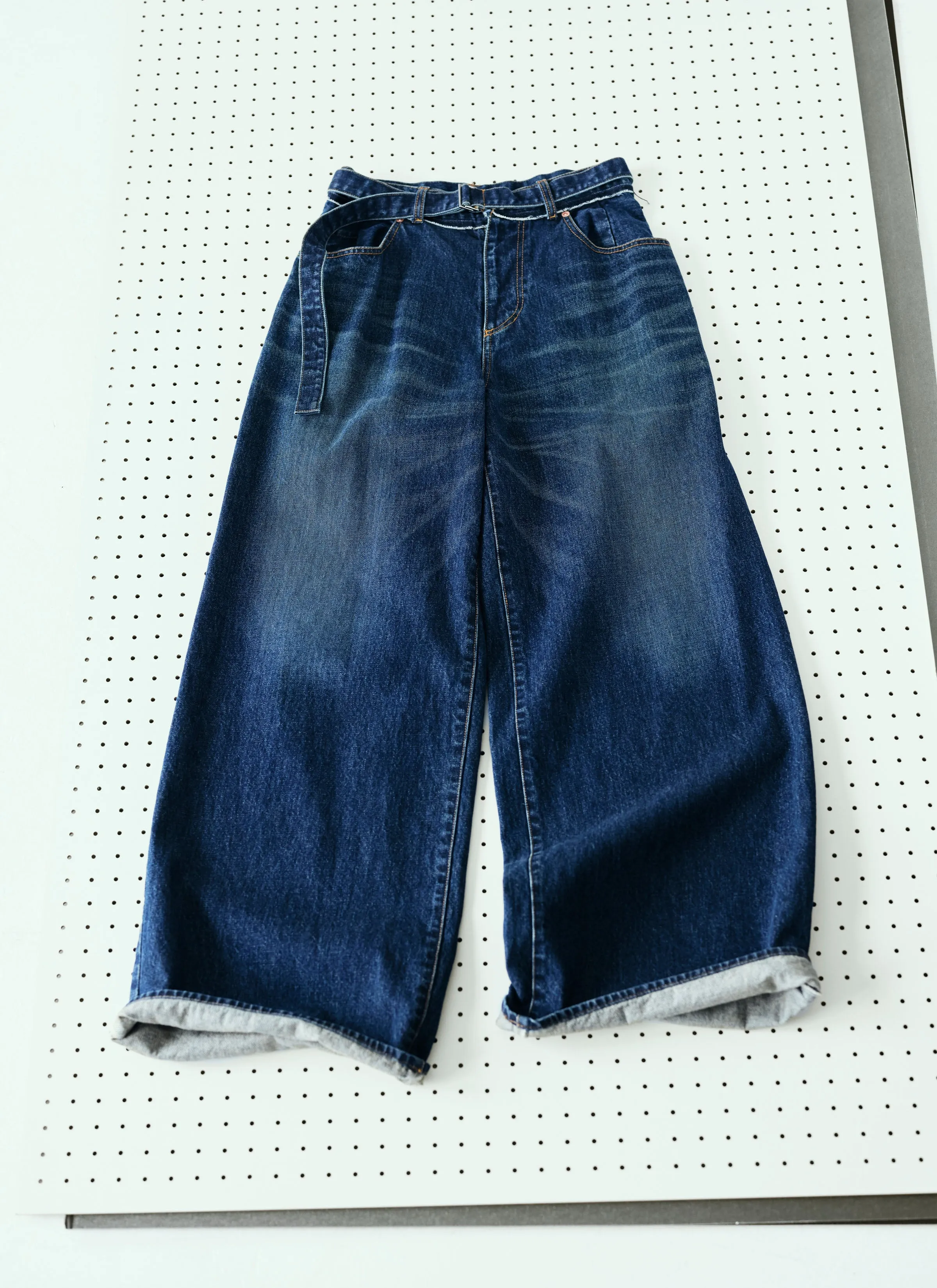 Wide Denim Pants sold by Sacai