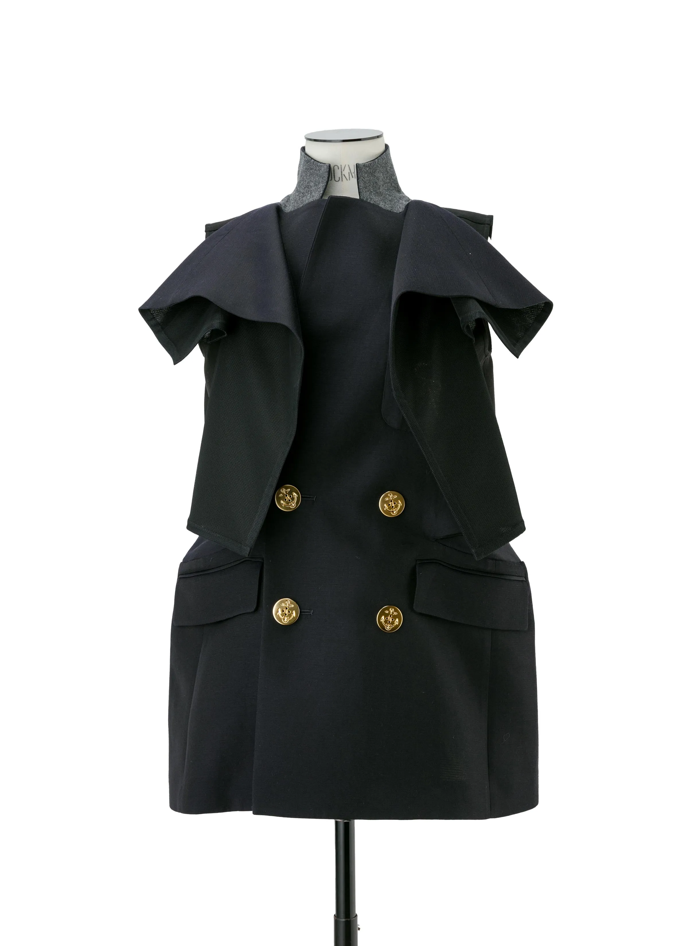 Emblem Double-Faced Silk Cotton Vest sold by Sacai product image thumbnail 2