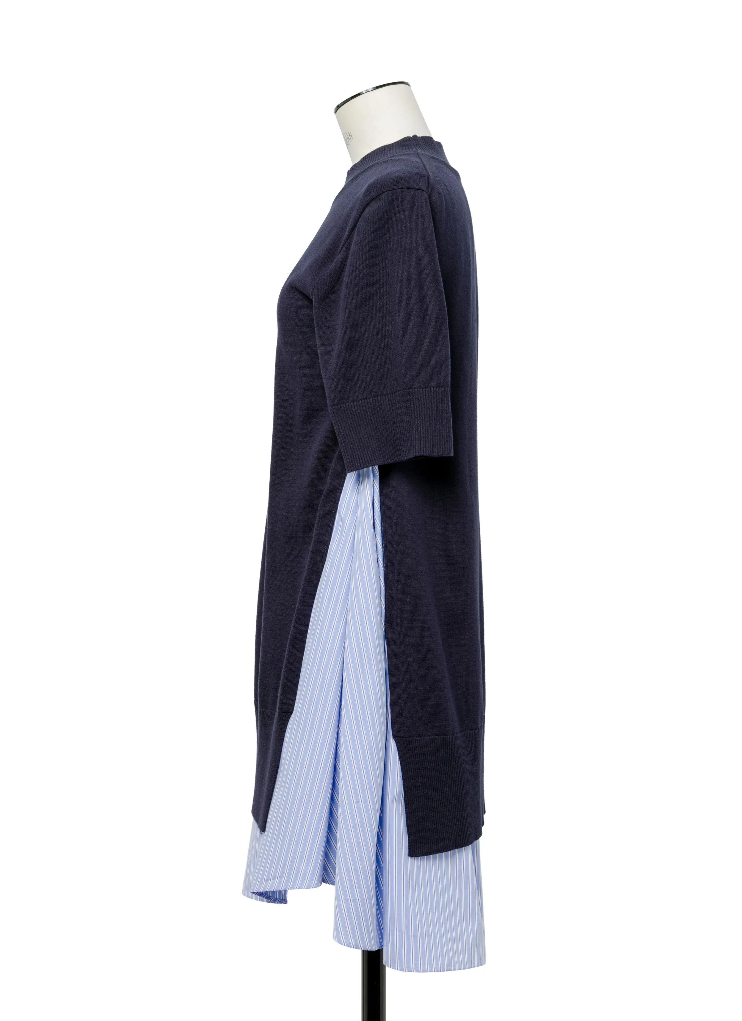 Poplin x Knit Dress sold by Sacai product image thumbnail 3