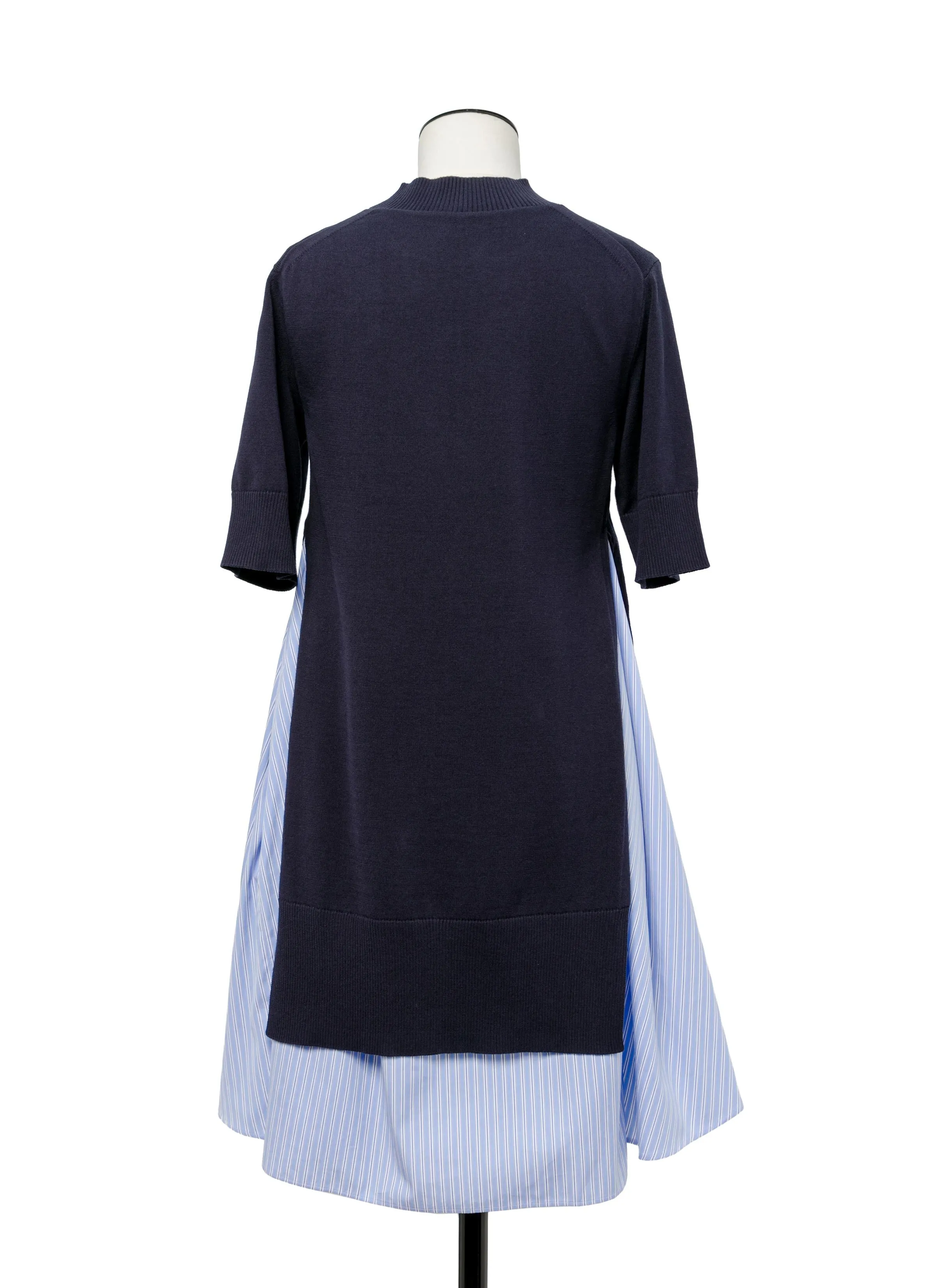 Poplin x Knit Dress sold by Sacai product image thumbnail 4