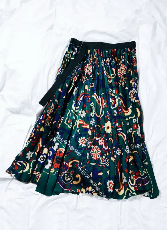 Floral Print Skirt made by Sacai