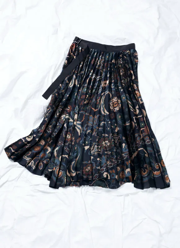 Floral Print Skirt made by Sacai