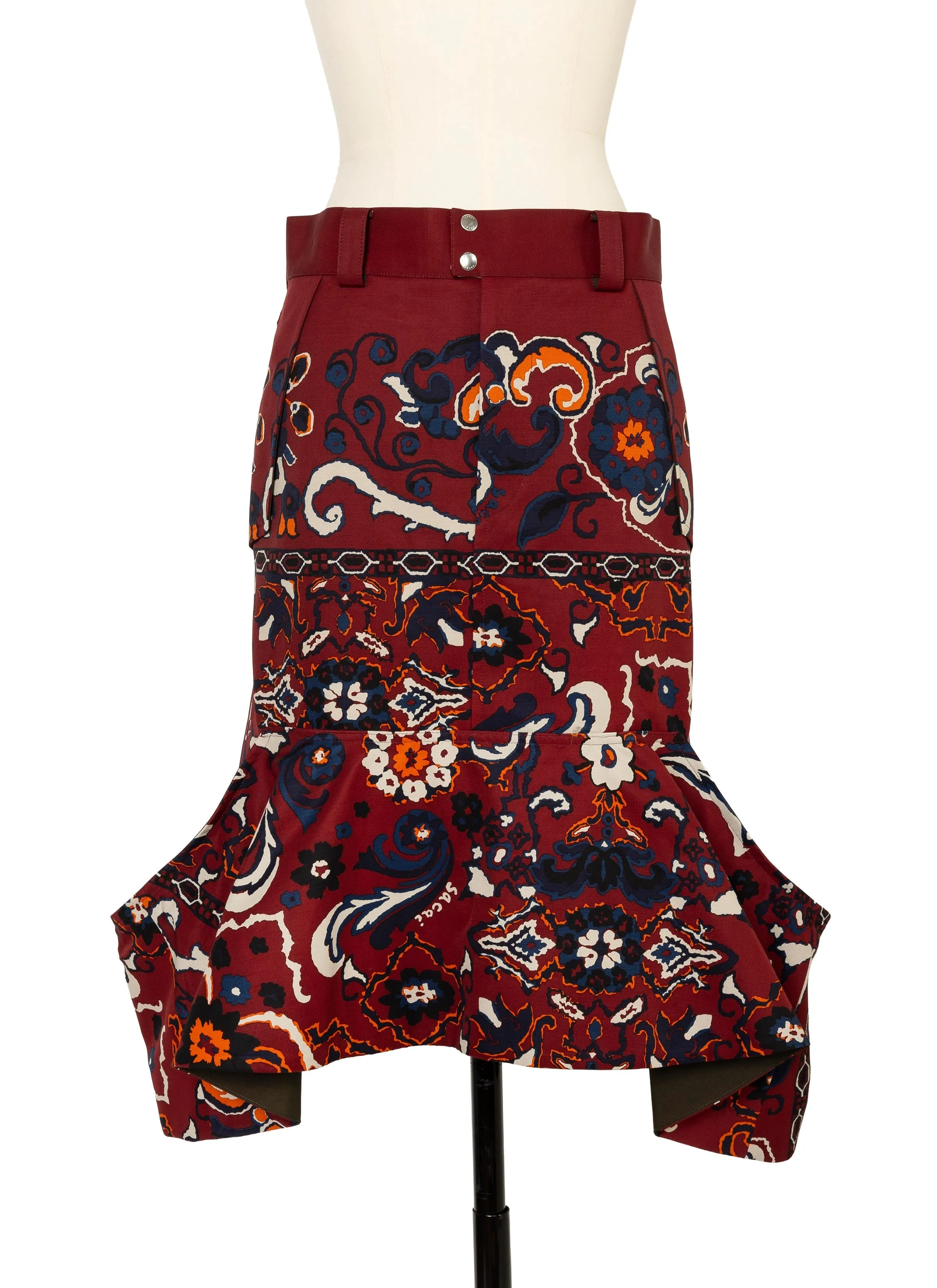 Floral Print Skirt sold by Sacai