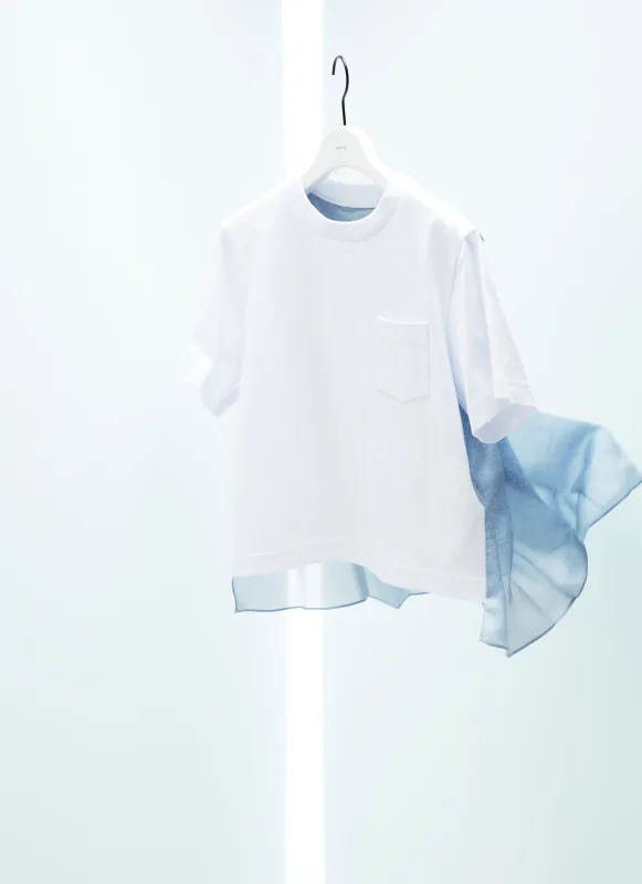 Denim x Cotton Jersey T-Shirt sold by Sacai