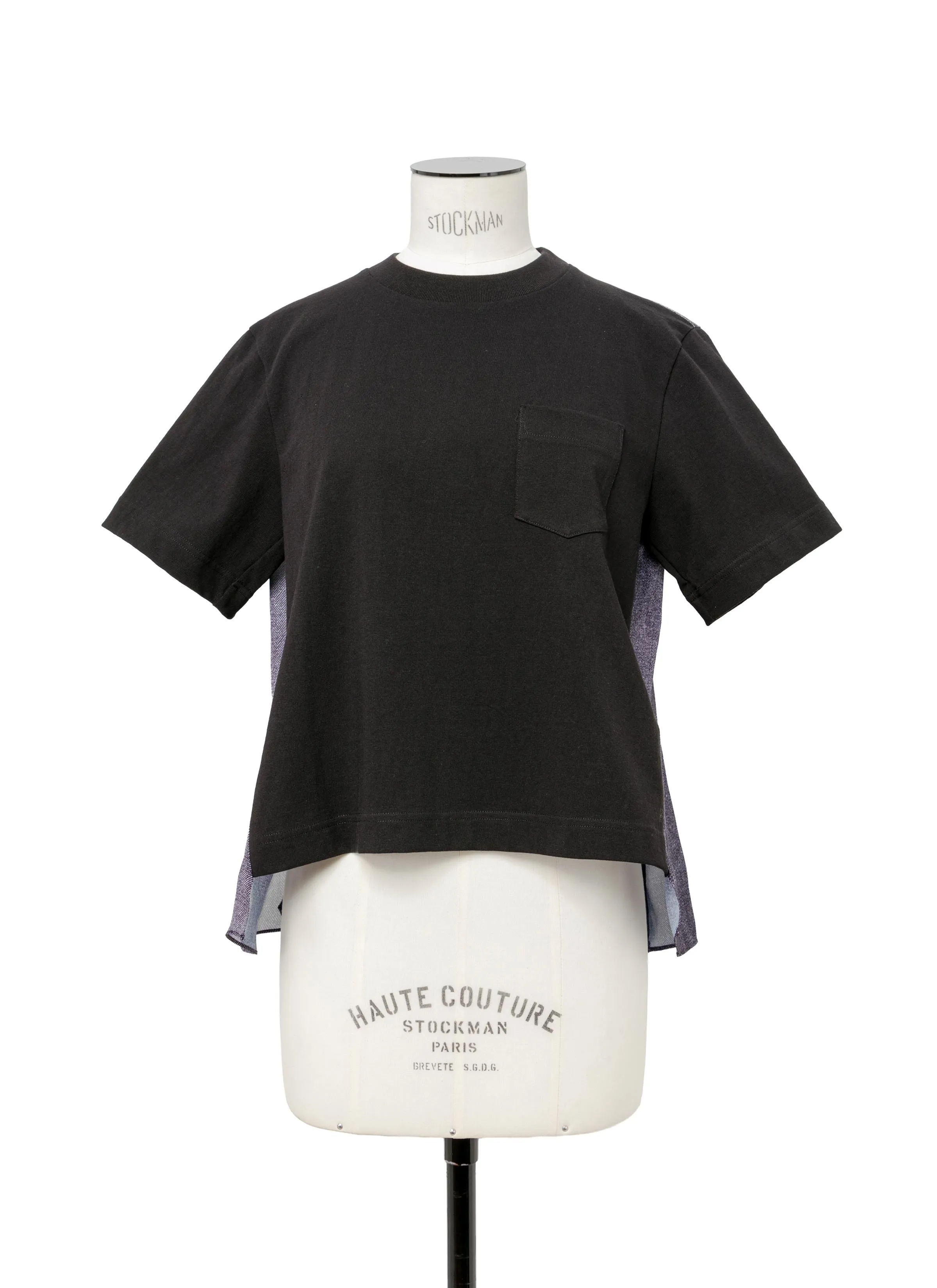 Denim x Cotton Jersey T-Shirt sold by Sacai product image thumbnail 2