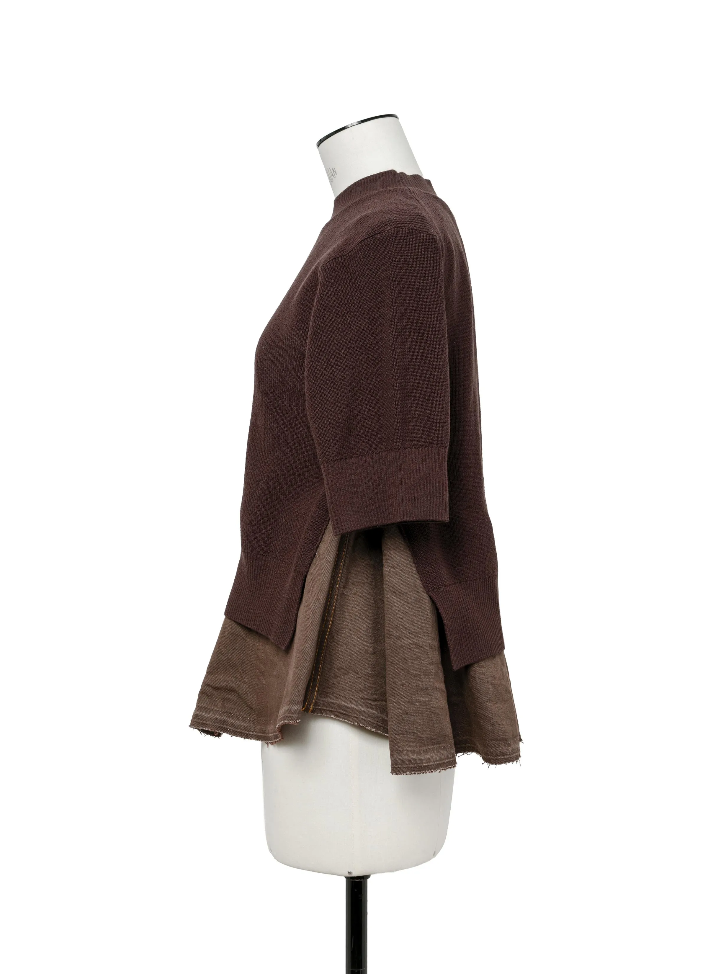 Denim x Knit Pullover sold by Sacai product image thumbnail 2