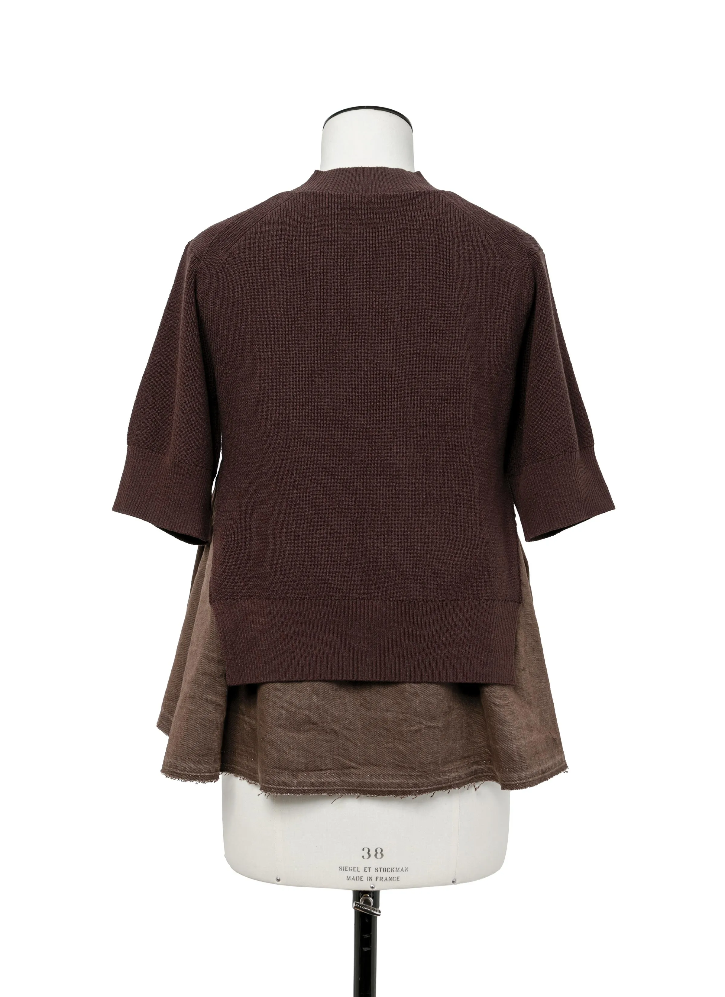 Denim x Knit Pullover sold by Sacai product image thumbnail 3