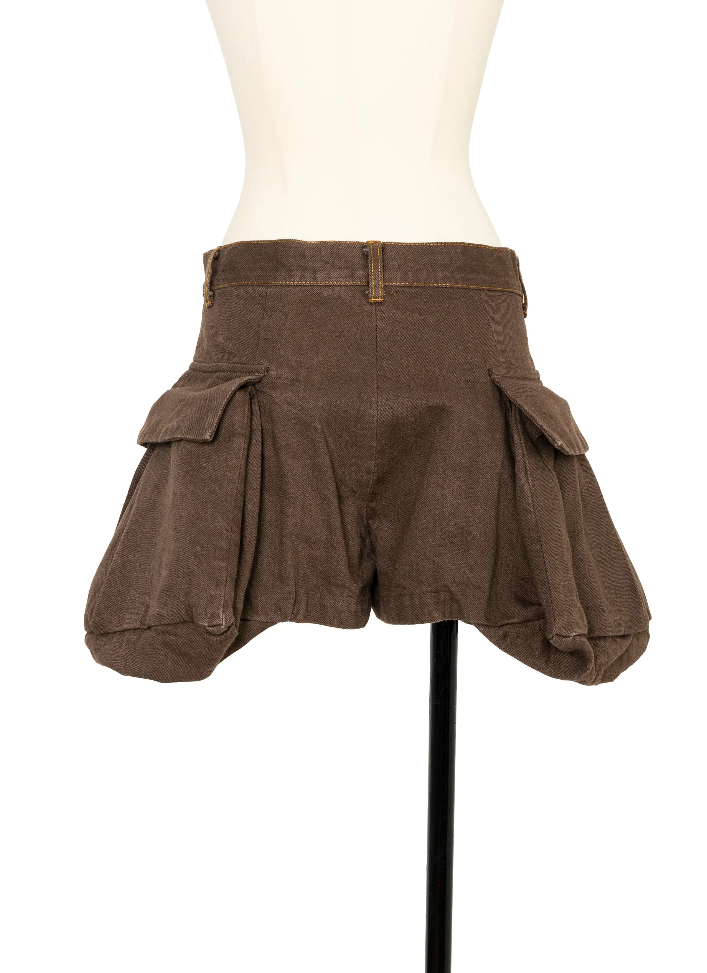 Denim Shorts sold by Sacai product image thumbnail 4