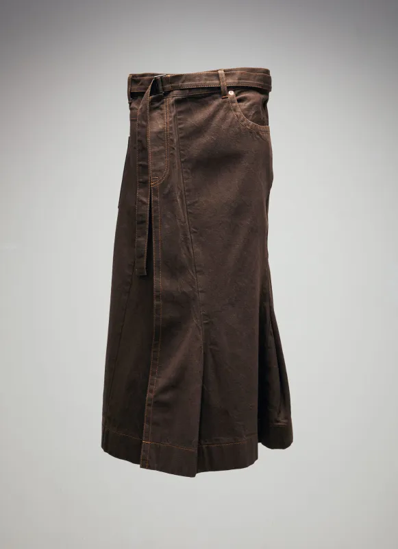 Denim Skirt sold by Sacai