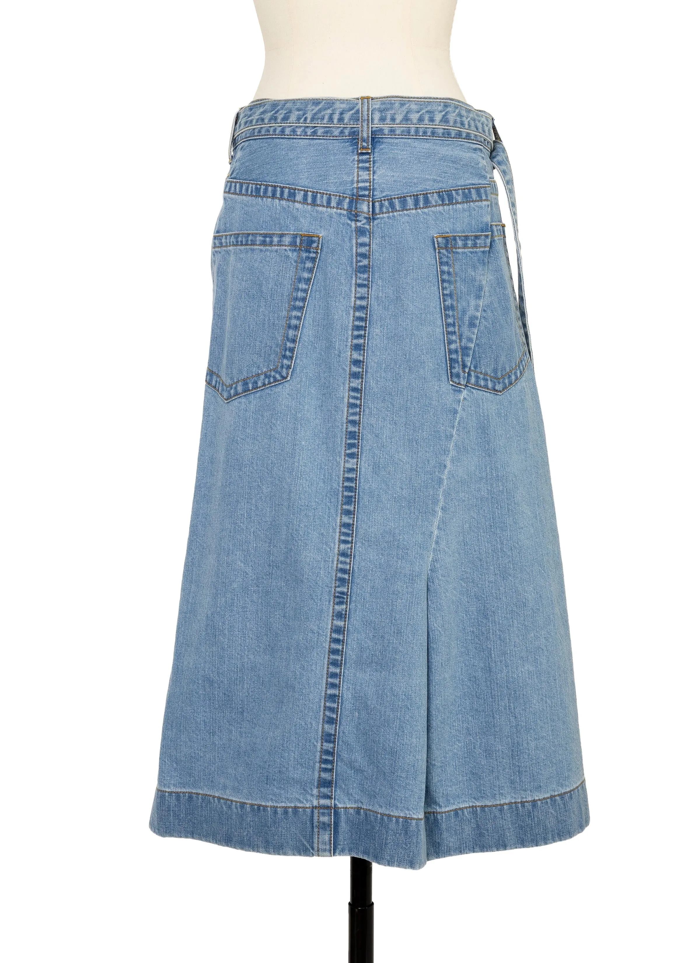 Denim Skirt sold by Sacai product image thumbnail 4