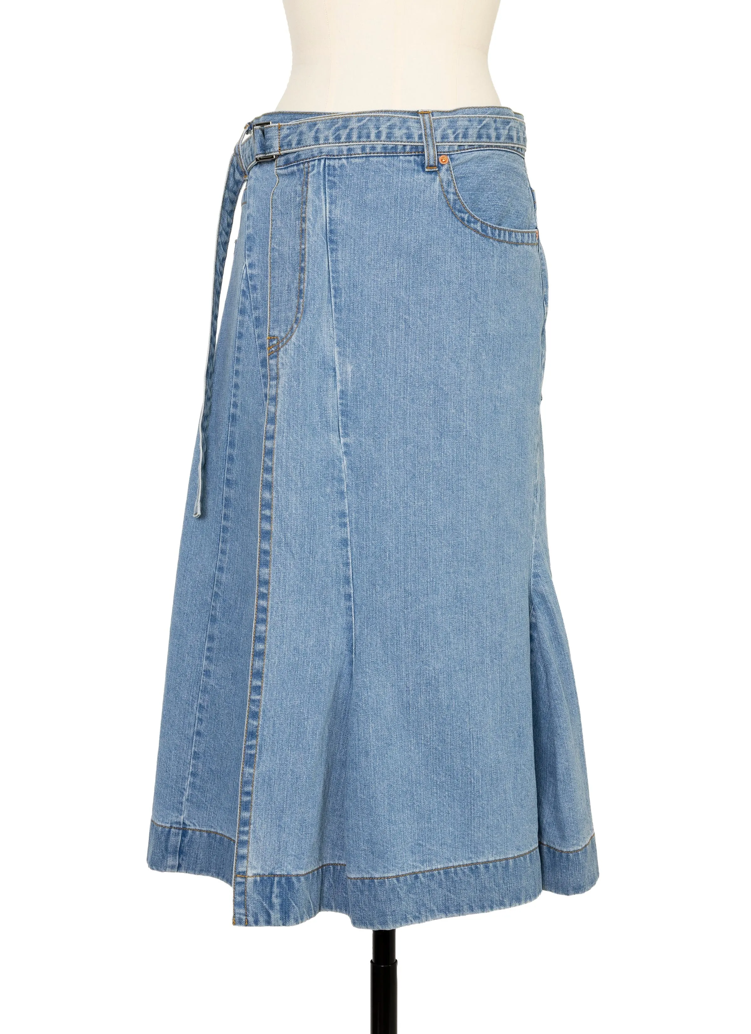 Denim Skirt sold by Sacai product image thumbnail 2