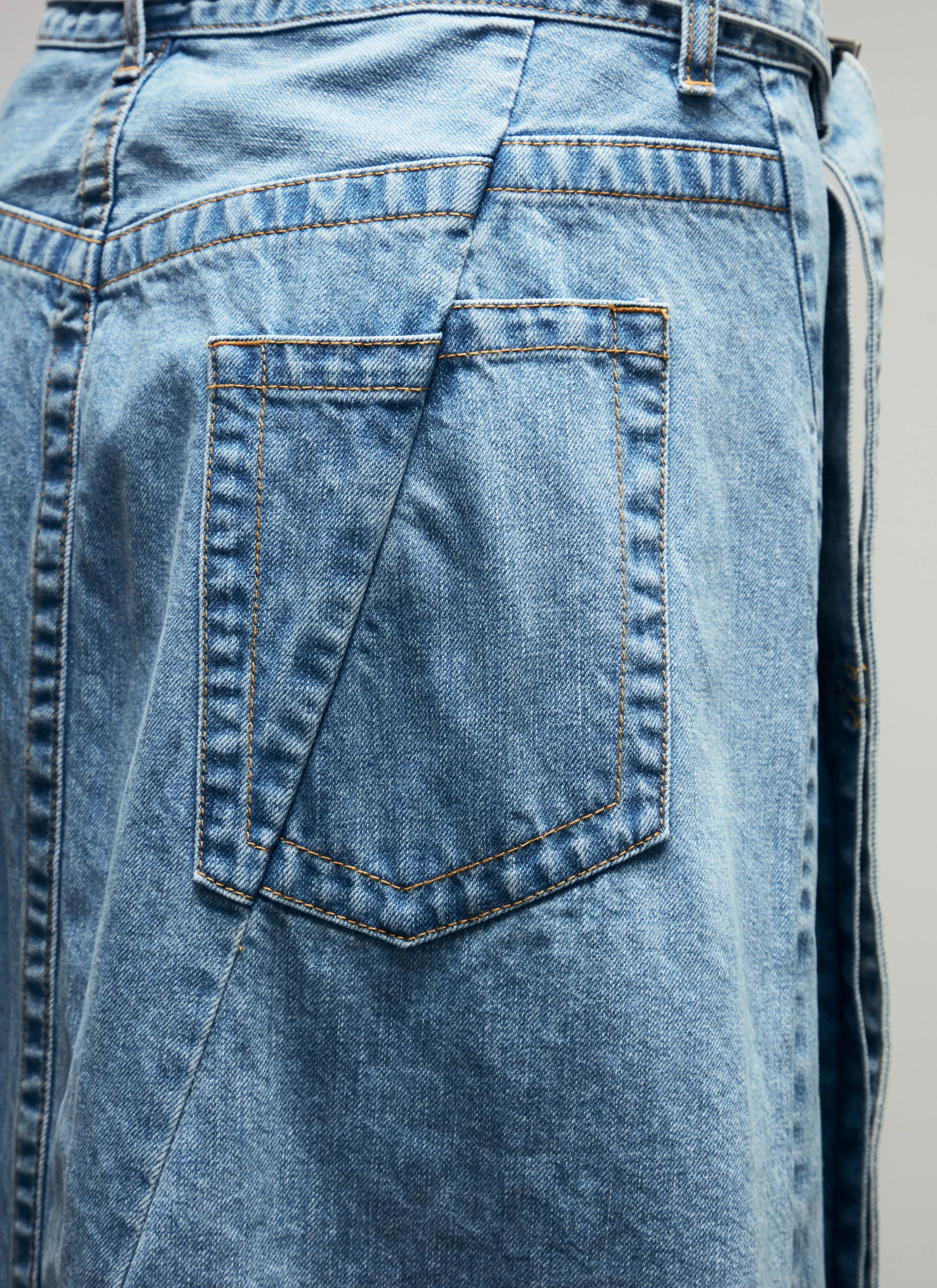 Denim Skirt sold by Sacai product image thumbnail 5