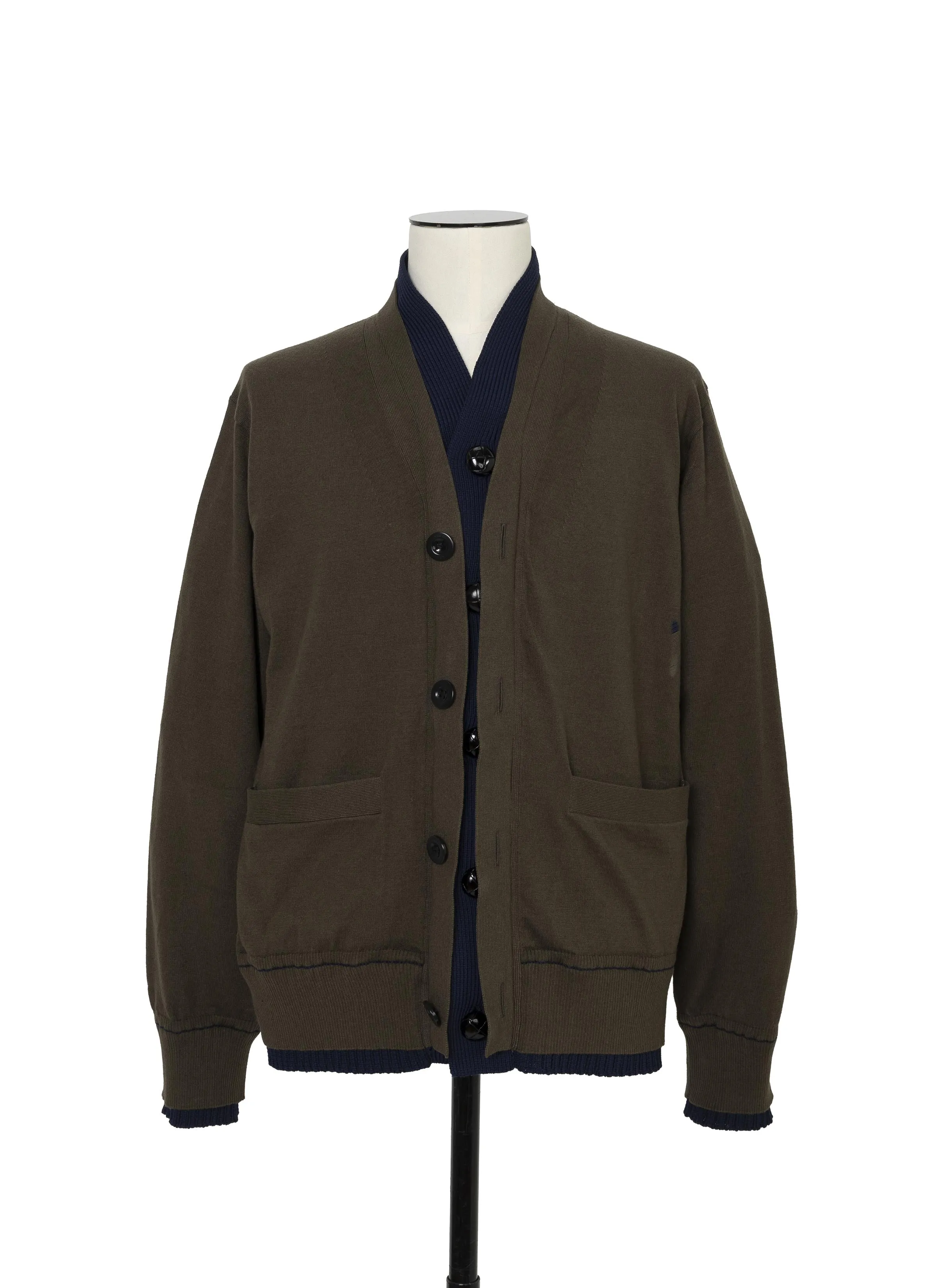 Cotton Cashmere Knit Cardigan sold by Sacai