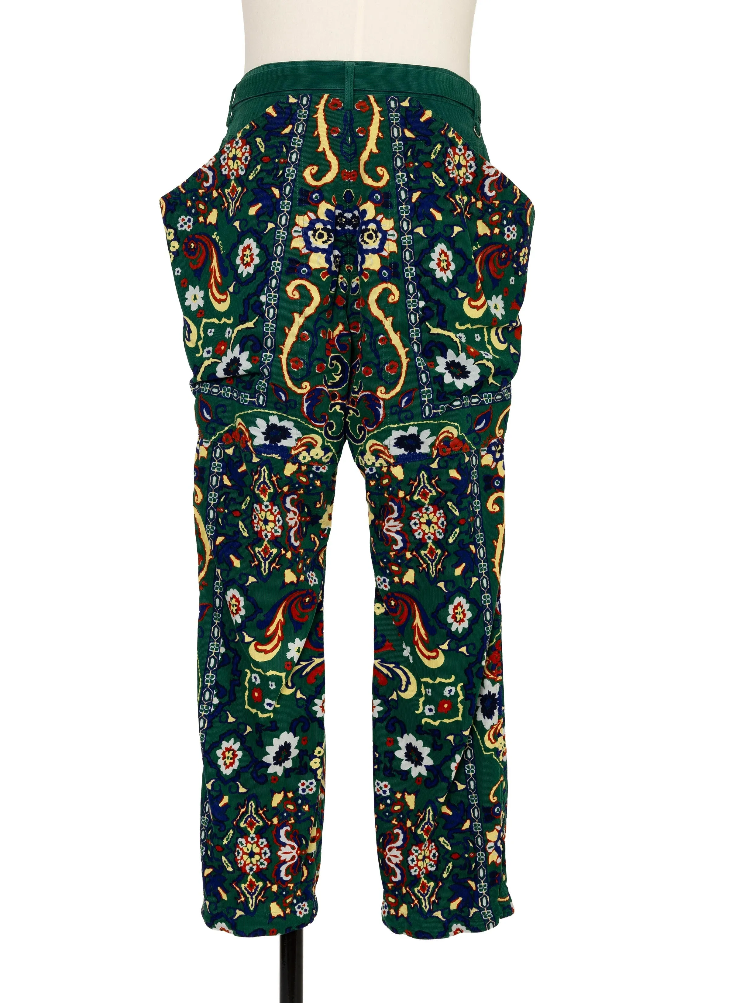 Floral Print Corduroy Pants sold by Sacai product image thumbnail 4