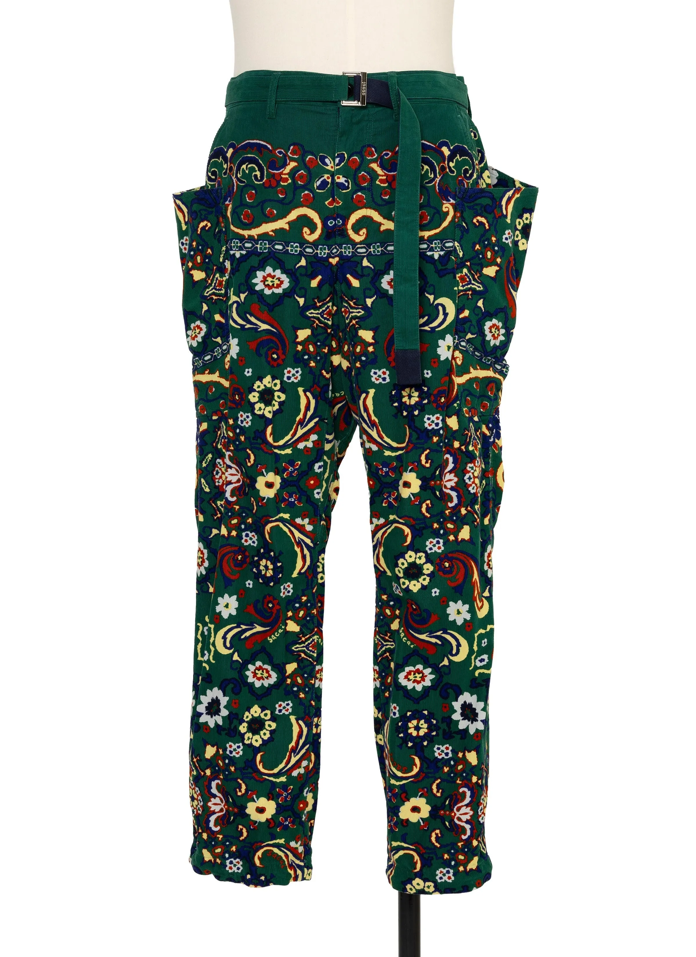 Floral Print Corduroy Pants sold by Sacai product image thumbnail 2