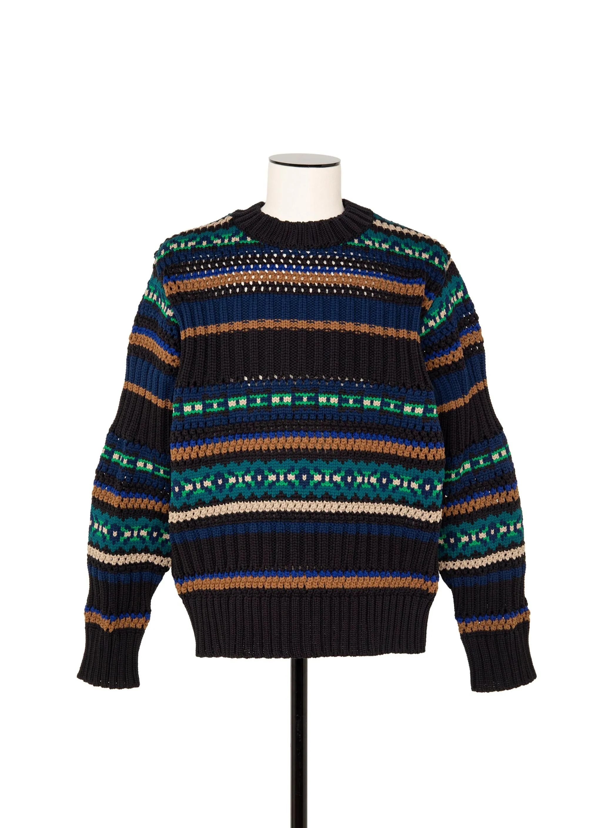 Mesh Knit Pullover sold by Sacai
