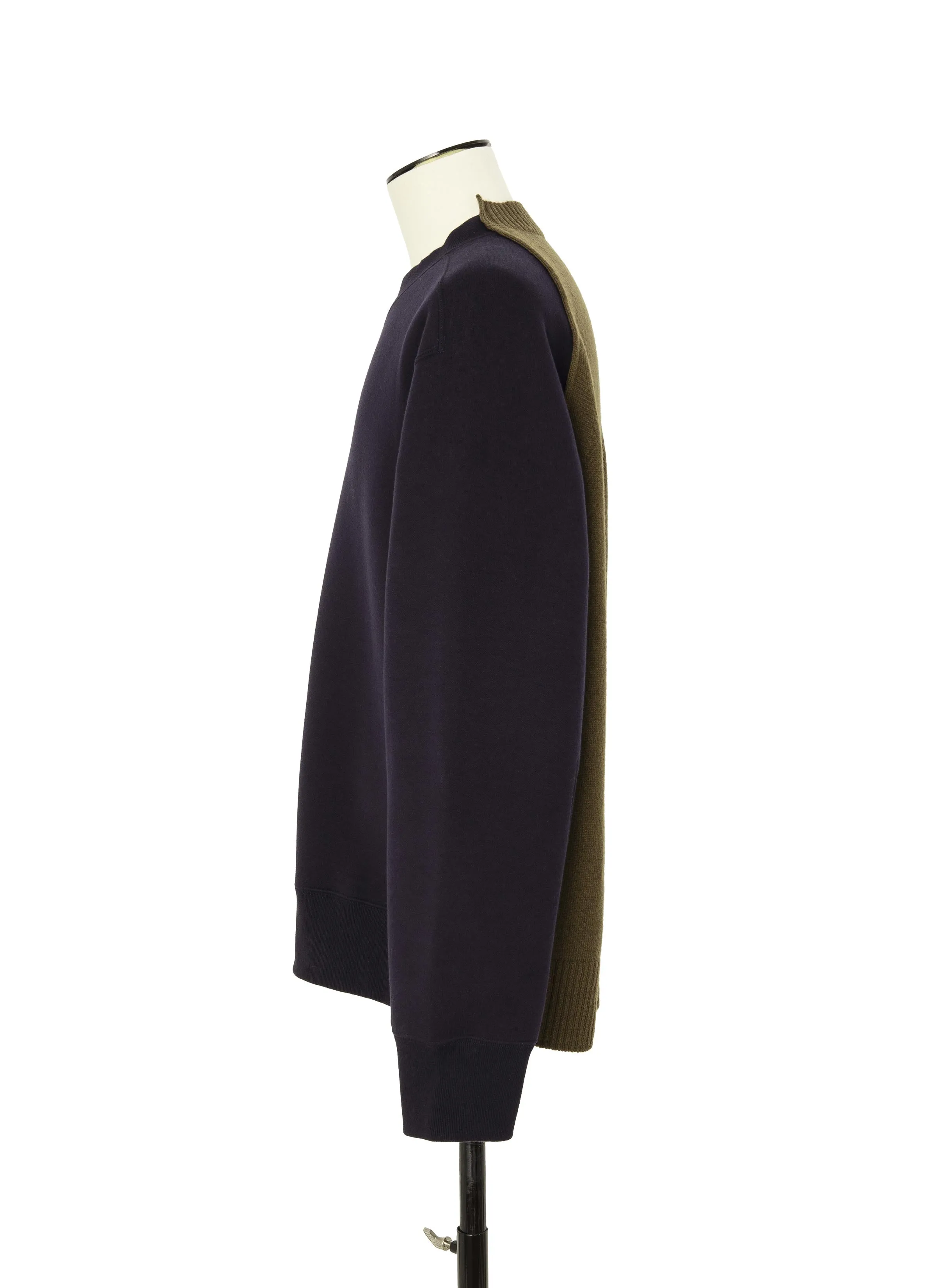 Wool Knit x Sponge Sweat Pullover sold by Sacai product image thumbnail 3