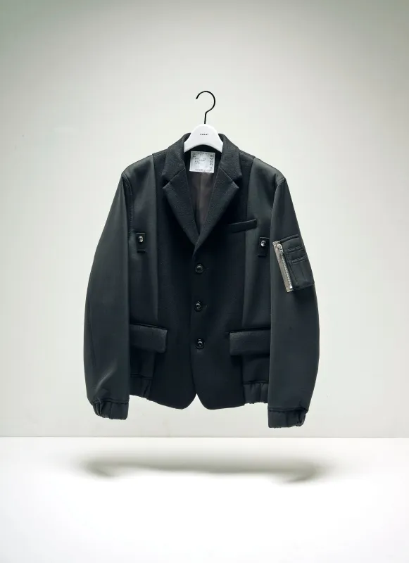 Wool Melton Jacket sold by Sacai
