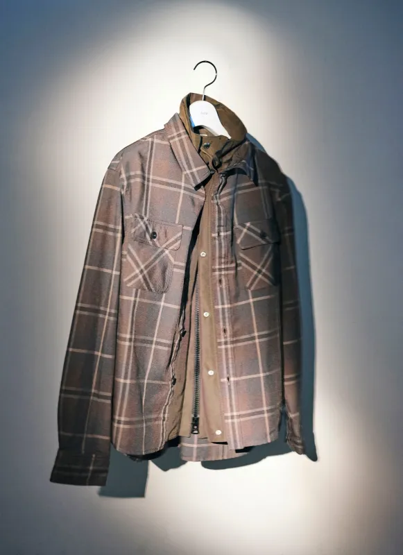 Plaid Shirt made by Sacai