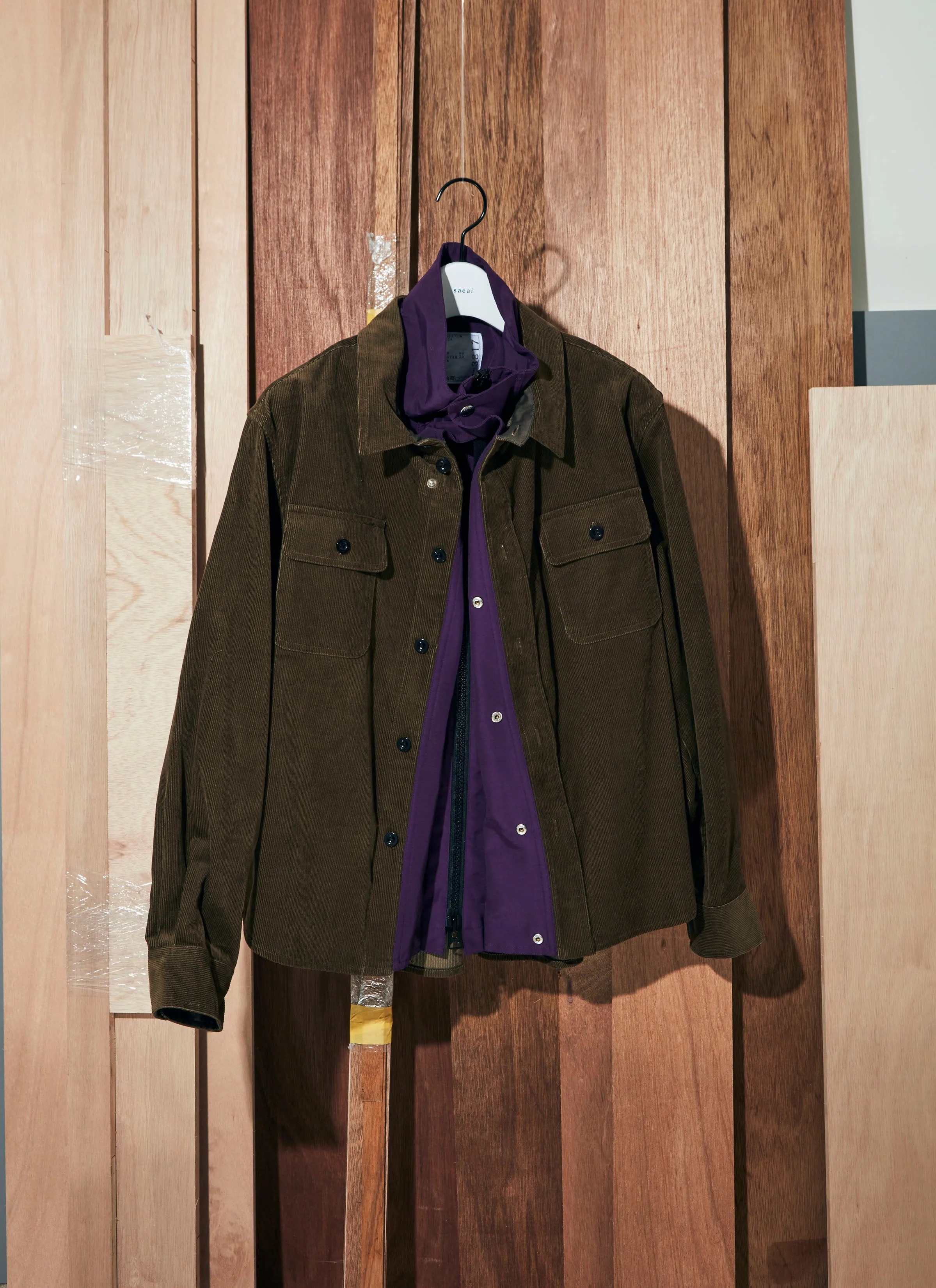 Corduroy Shirt sold by Sacai
