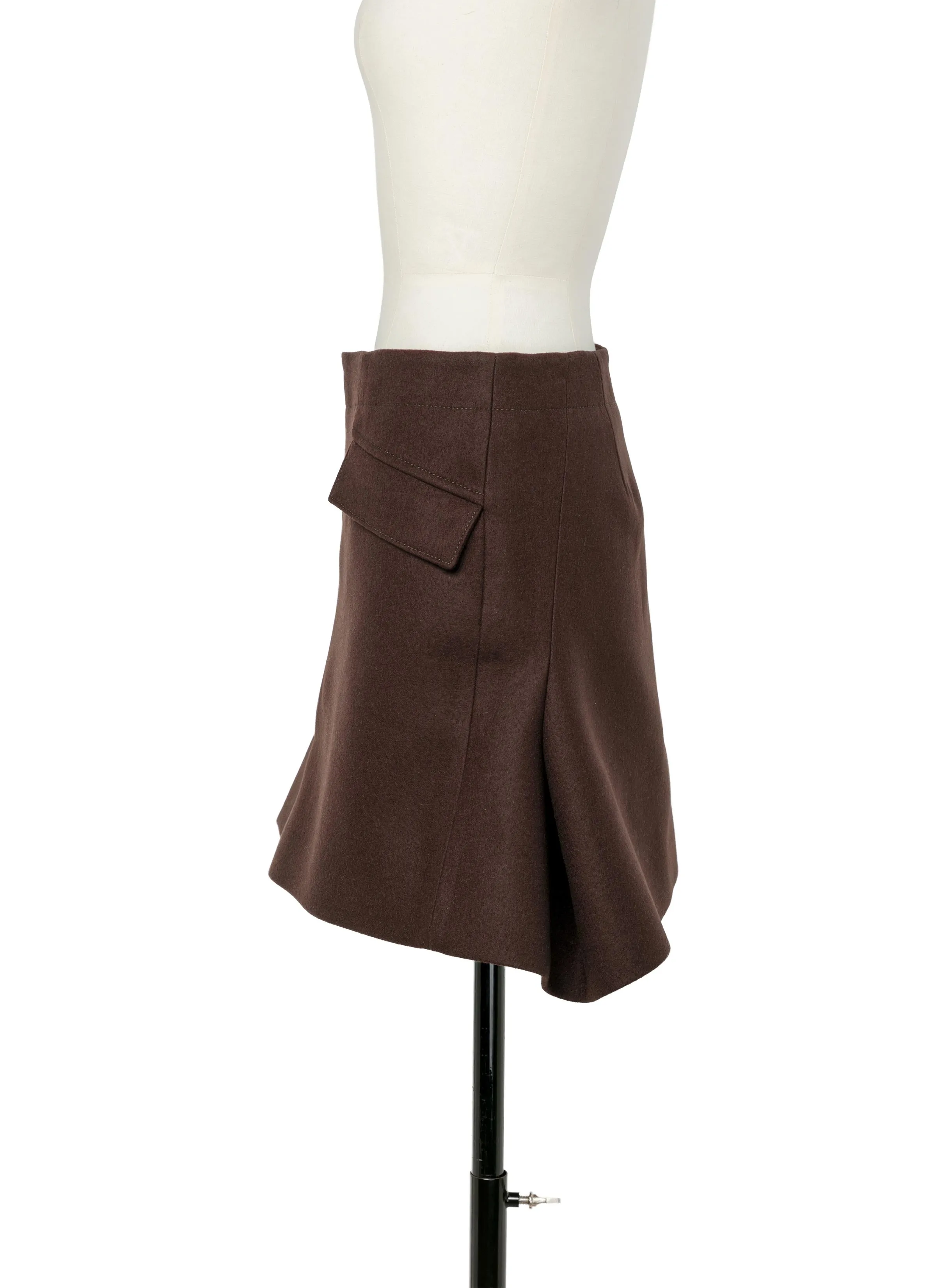Wool Melton Skirt sold by Sacai product image thumbnail 3