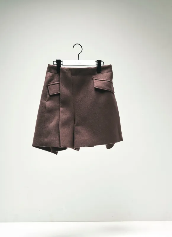 Wool Melton Skirt made by Sacai