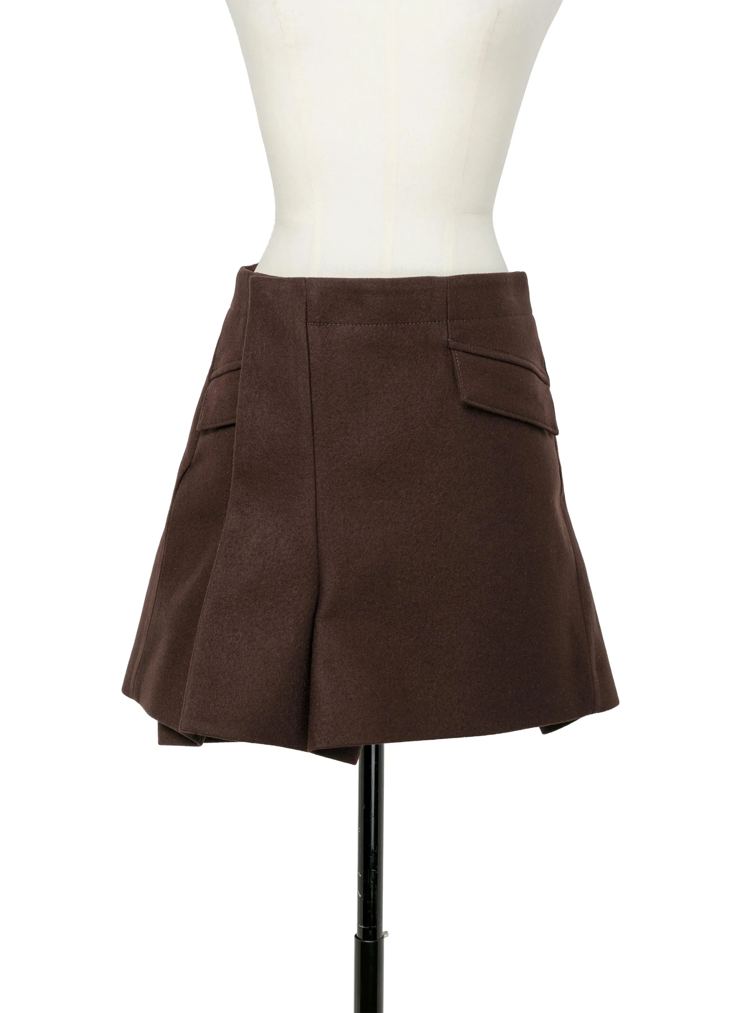 Wool Melton Skirt sold by Sacai product image thumbnail 2