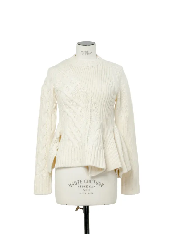 Wool Knit Pullover sold by Sacai