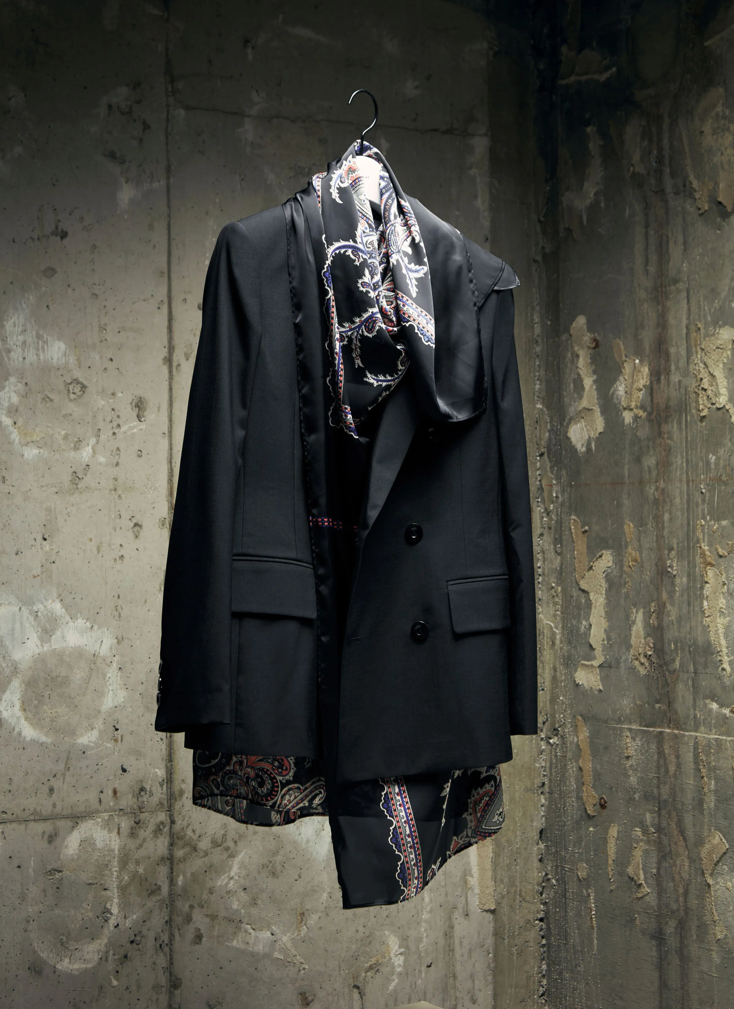 Suiting x Paisley Print Jacket sold by Sacai