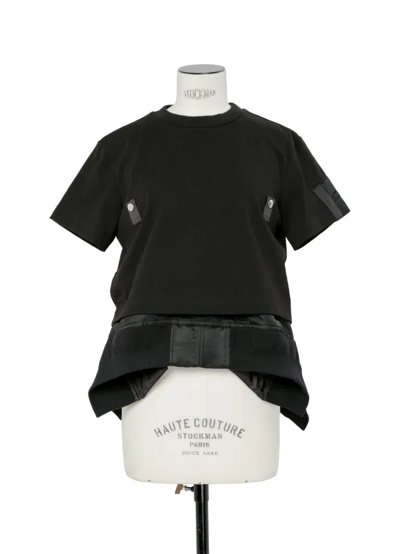 Cotton Jersey x Nylon Twill T-Shirt sold by Sacai