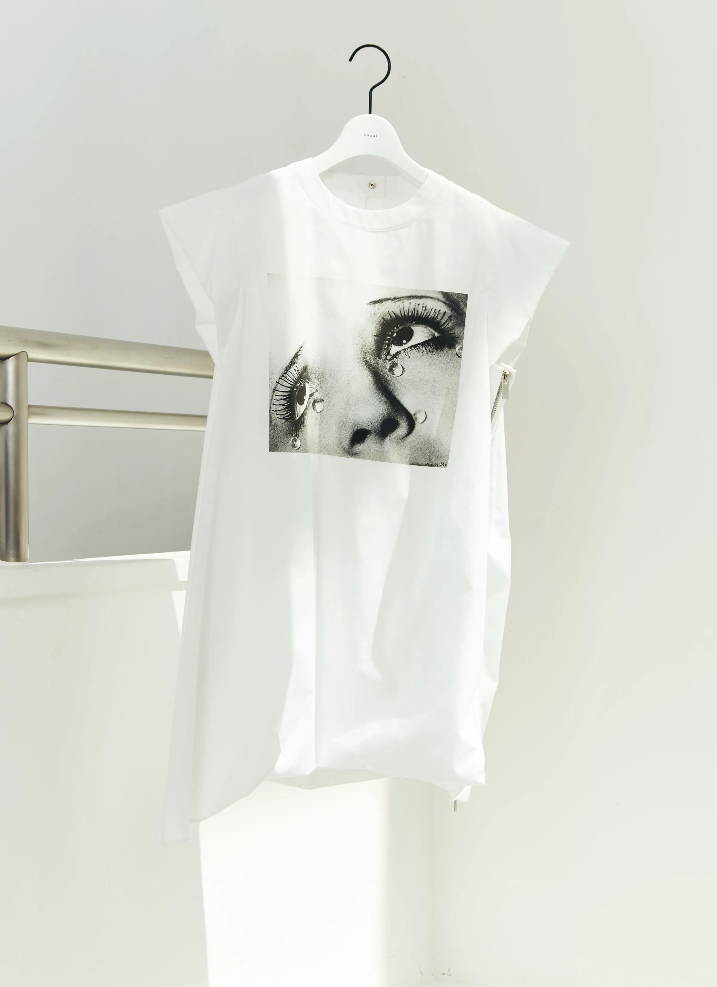 Man Ray Poplin Pullover sold by Sacai