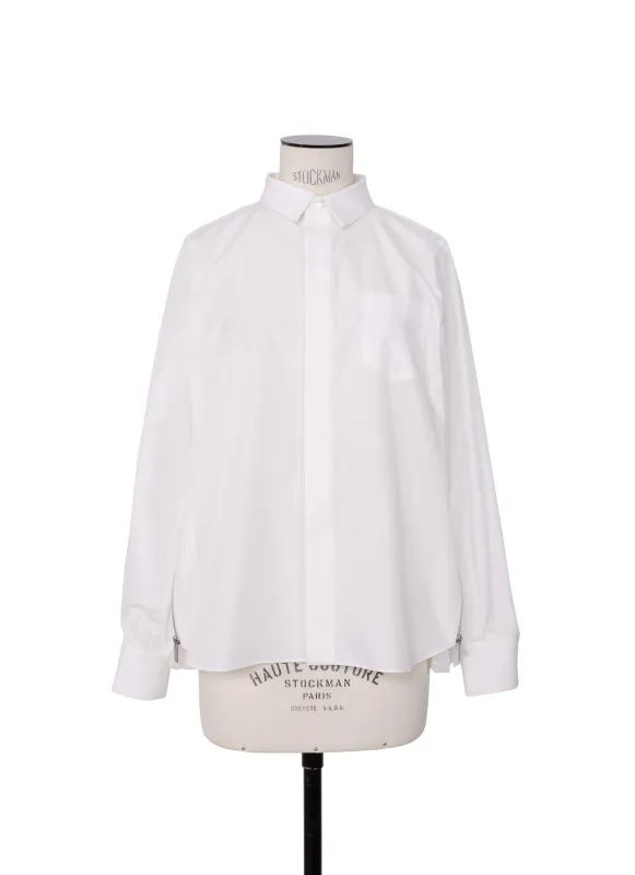 Poplin x Chiffon Shirt made by Sacai